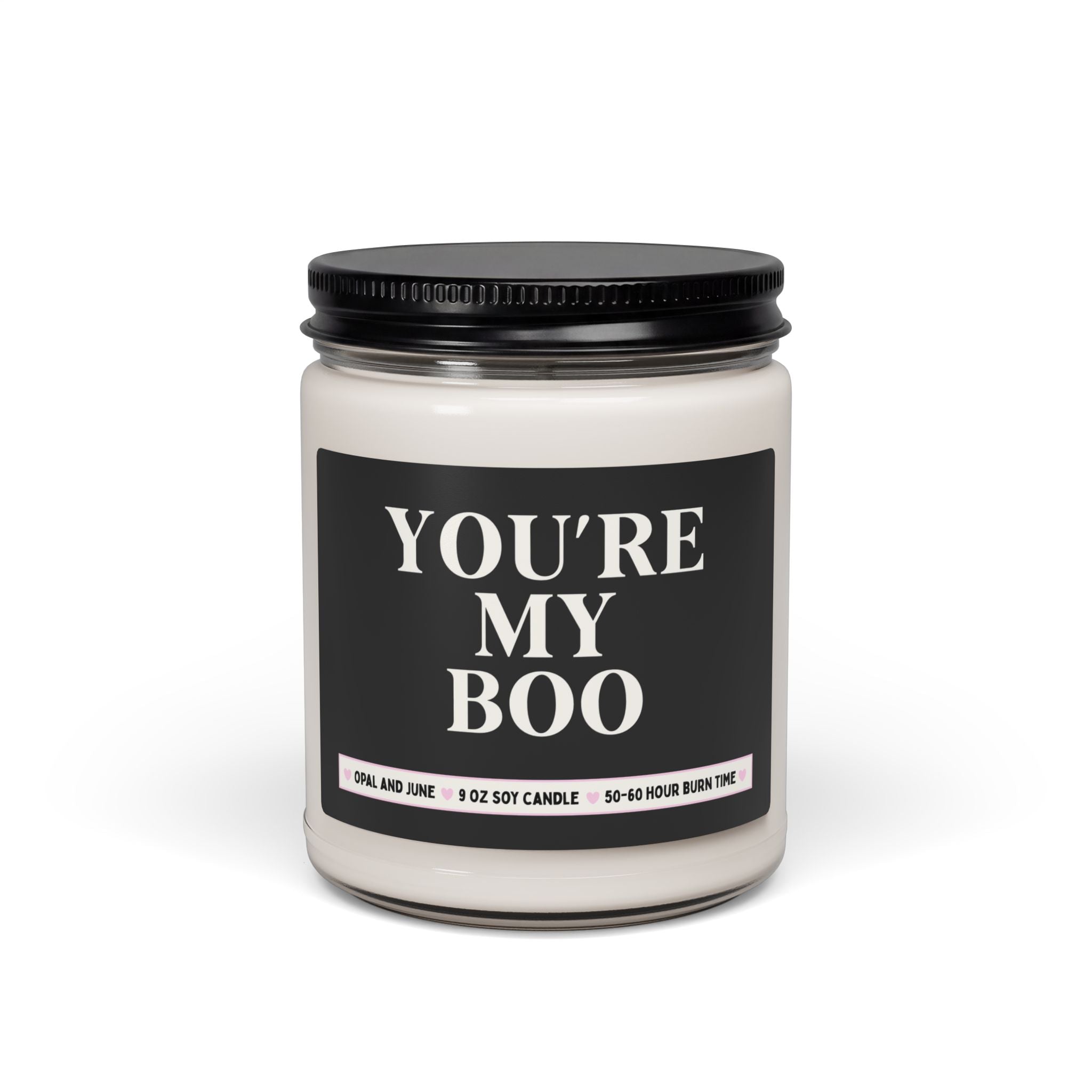 Funny Couples Halloween Candle for Partner: You're My Boo | Spooky Season Candle for Husband or Wife, Silly Girlfriend or Boyfriend Gift