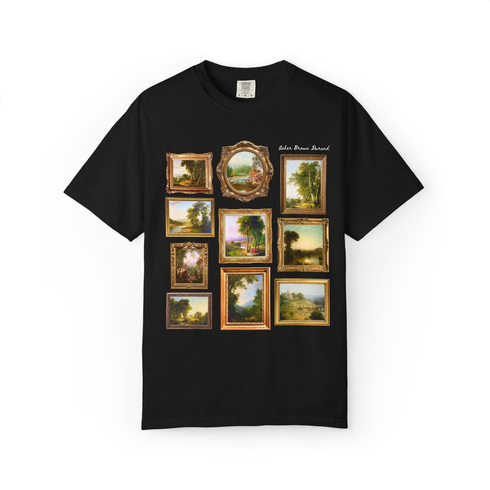 Asher Brown Durand Art History Lover Tee Shirt: Famous Paintings, History of Hudson River School Art Movement, Famous American Landscapes
