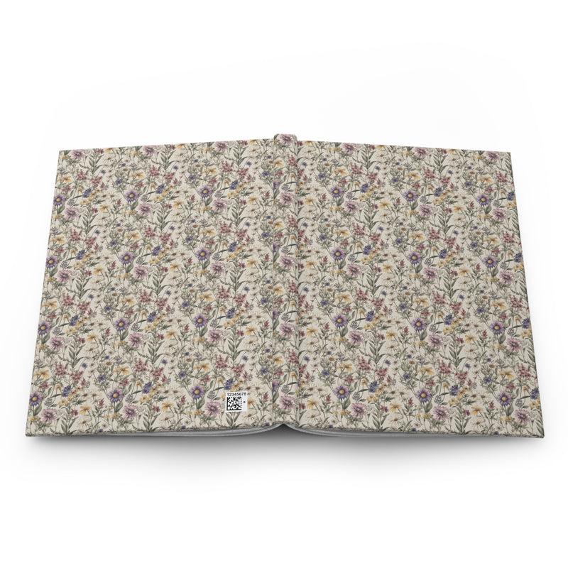 Light Academia Floral Notebook for School or Work: Floral Cottagecore Gift for Her