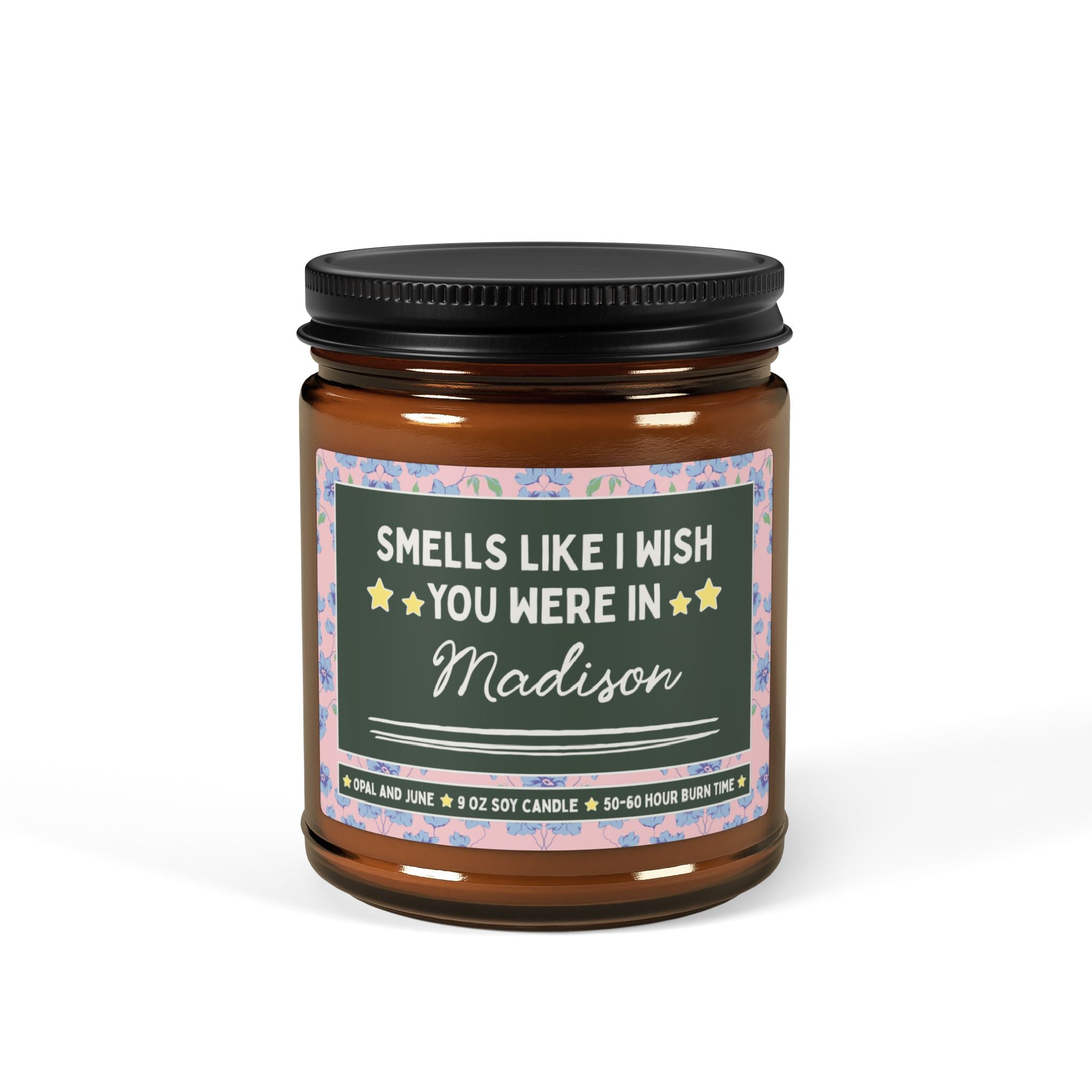 Smells Like I Wish You Were in Madison: 9 Oz Candle for Friend or Family Member Moving from Madison, Long Distance Relationship Gift