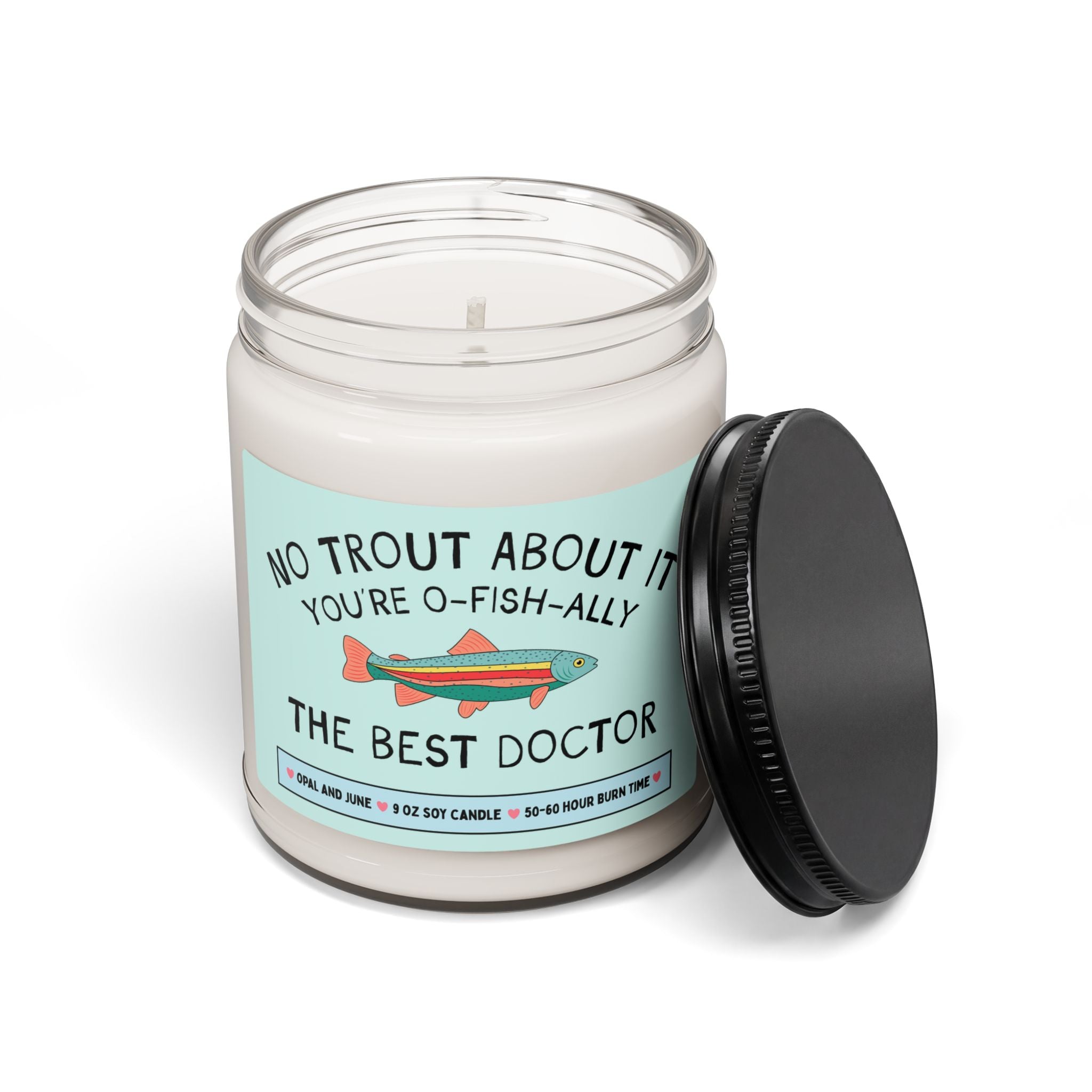 Funny Doctor Gift for Doctor Who Loves Fishing: No Trout About It You're the Best Doctor, Medical School Graduation Gift for New Doctor
