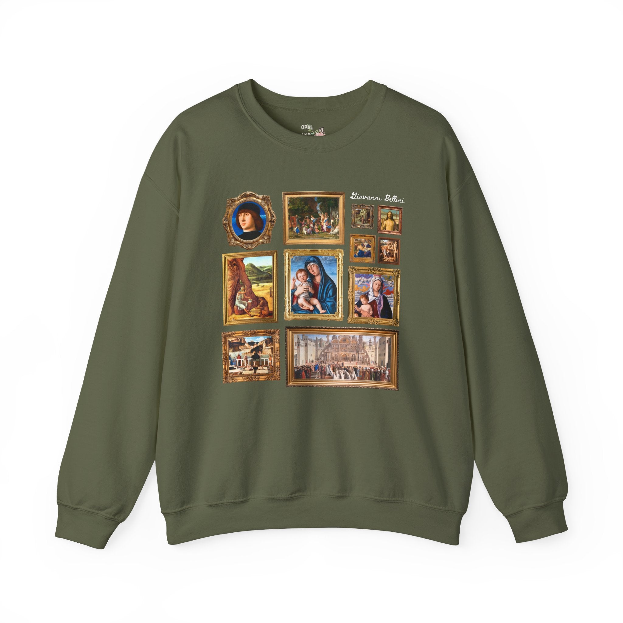 Giovanni Bellini Art History Sweatshirt for Museum Lover, Italian Venetian Renaissance Art Historian Crewneck, 15th Century Art, Humanities Teacher