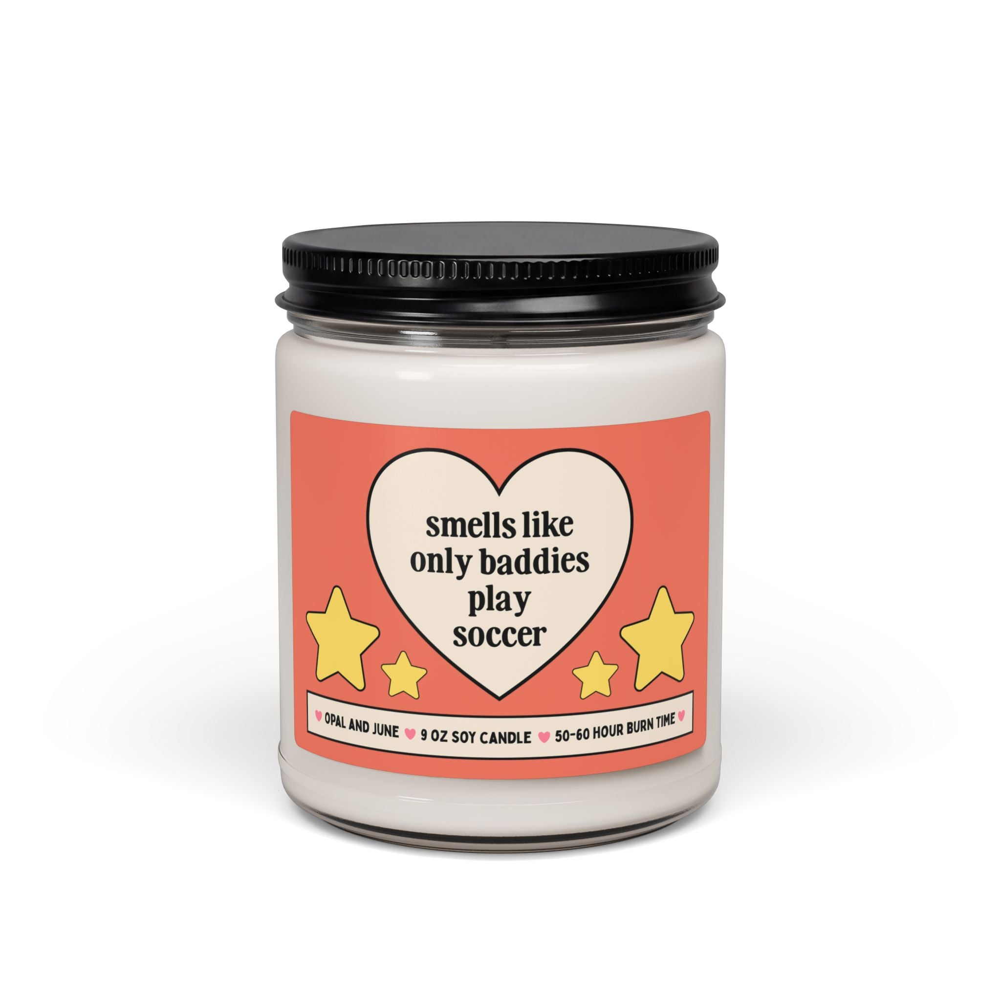 Soccer Player Gift for High School Soccer Player, Group Women's College Soccer Gift from Coach, Candle for Soccer Team, 9 Oz Soy Candle