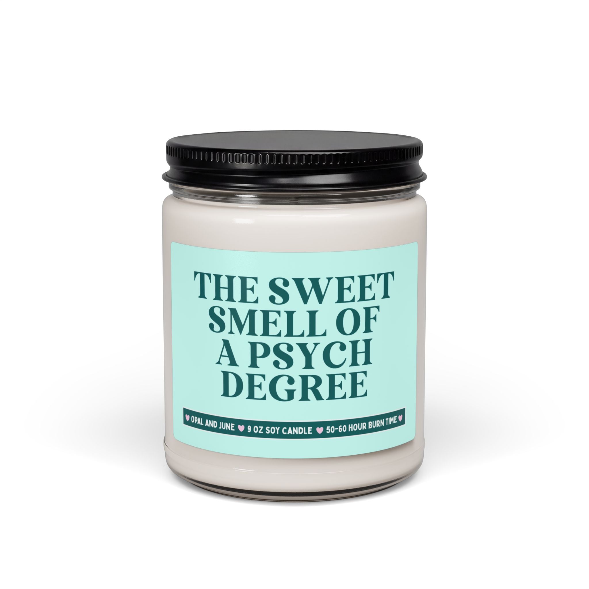 Psychology Major Graduation Gift for Friend Graduating College: The Sweet Smell of a Psych Degree 9 Oz Soy Candle for Future Psychologist