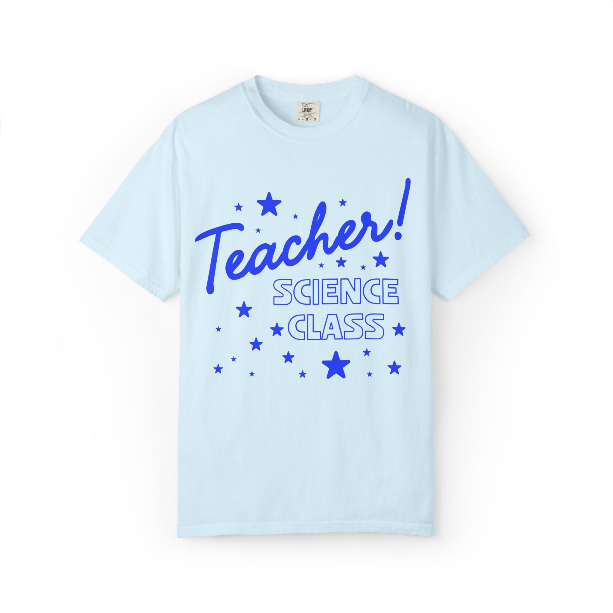 Science Teacher Tee Shirt with Stars: Cute Matching Teacher Shirt, Back to School, Teacher Appreciation Gift, High School Science Department