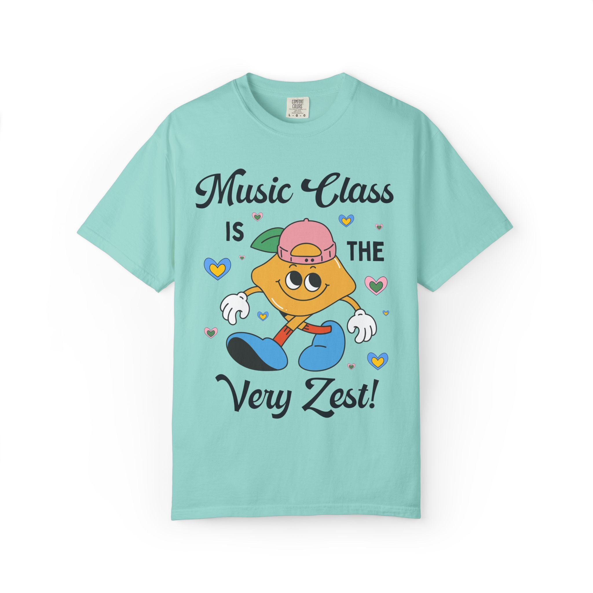 Music Class is The Very Zest: Matching Teacher T-Shirt for Meet the Teacher Night or Back to School