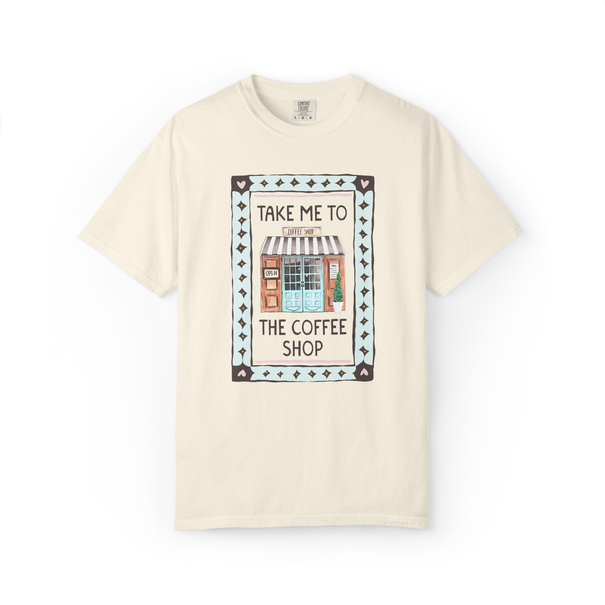 Coffee Lover Tee Shirt for Barista or Sister Who Loves Coffee: Take Me to the Coffee Shop, Silly Coffee Addict Gift for Teen Daughter