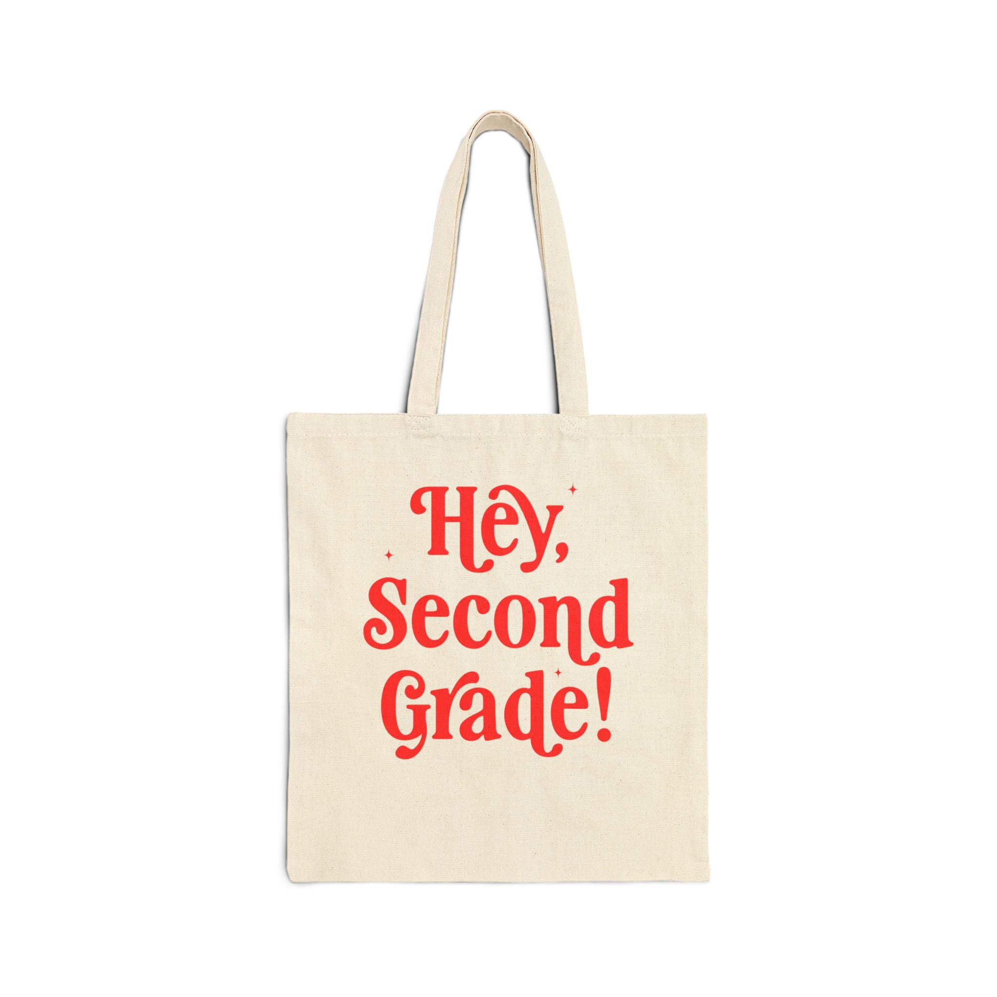 Hey Second Grade Back to School Matching Teacher Tote, Cute Second Grade Teacher Team or Second Grade Team Tote Bag, Paraprofessional Gift