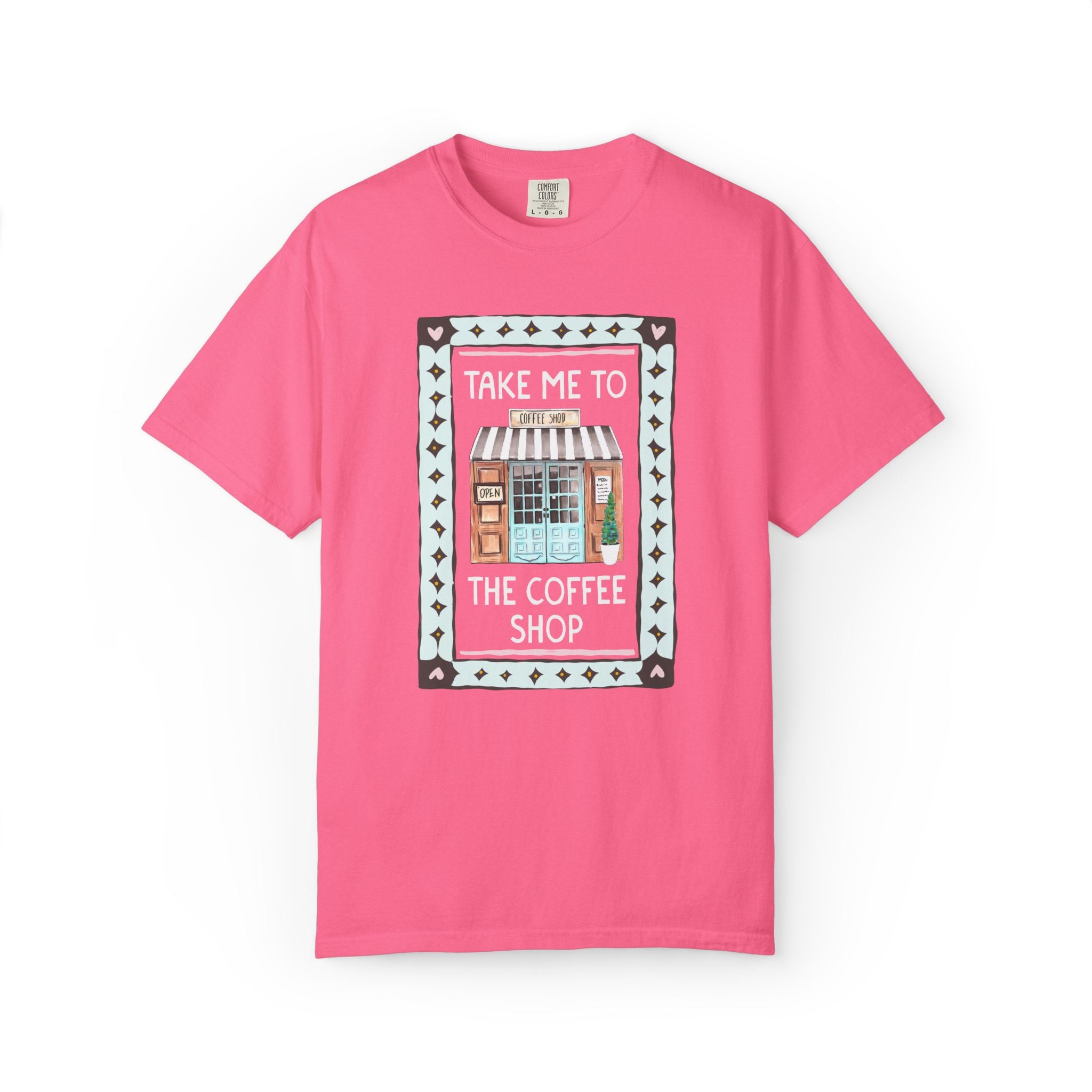 Coffee Lover Tee Shirt for Barista or Sister Who Loves Coffee: Take Me to the Coffee Shop, Silly Coffee Addict Gift for Teen Daughter