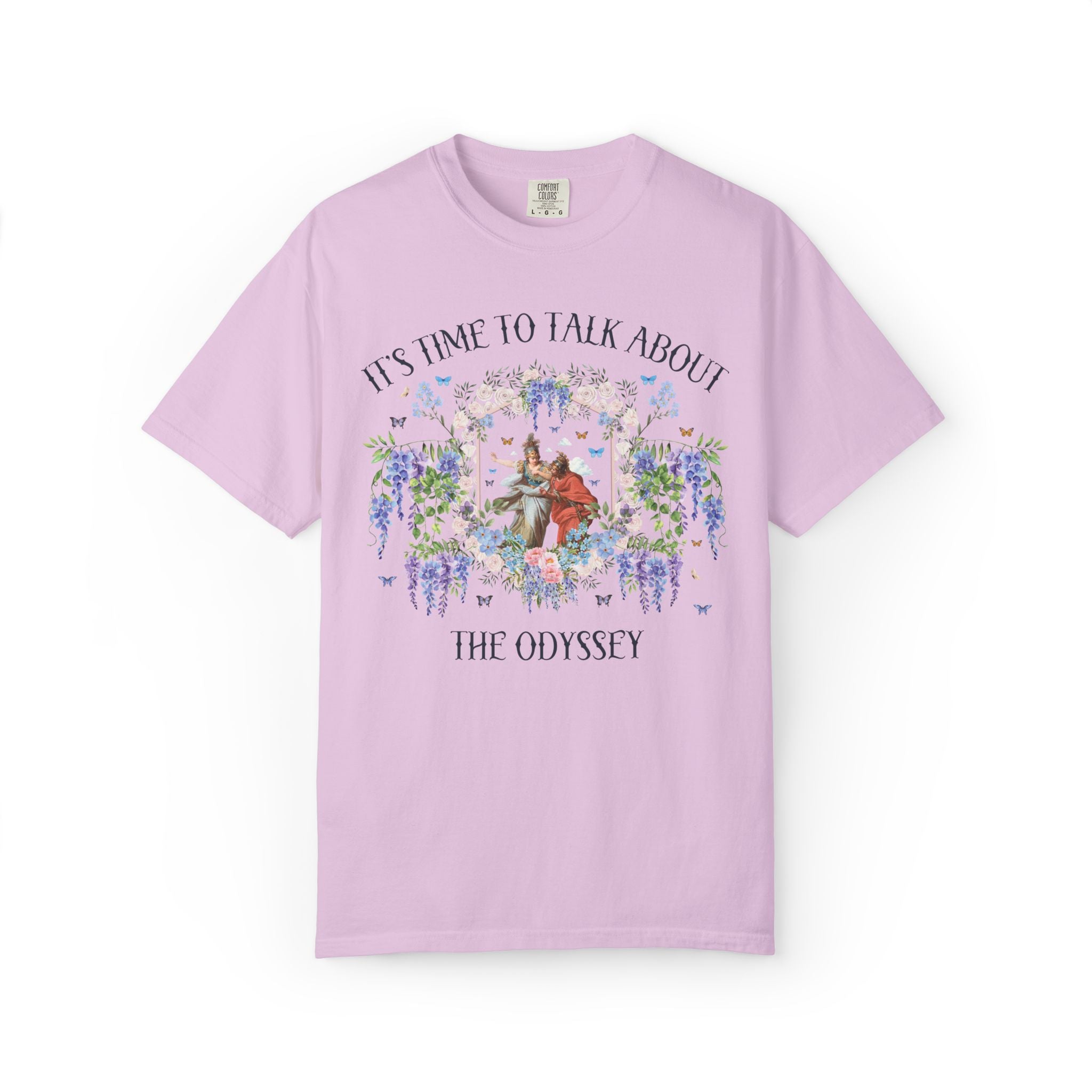 The Odyssey Art History Buff Tee Shirt: Ancient Greek Mythology History Buff T-Shirt, Homer Ancient Classic Literature, Poetry Major Gift