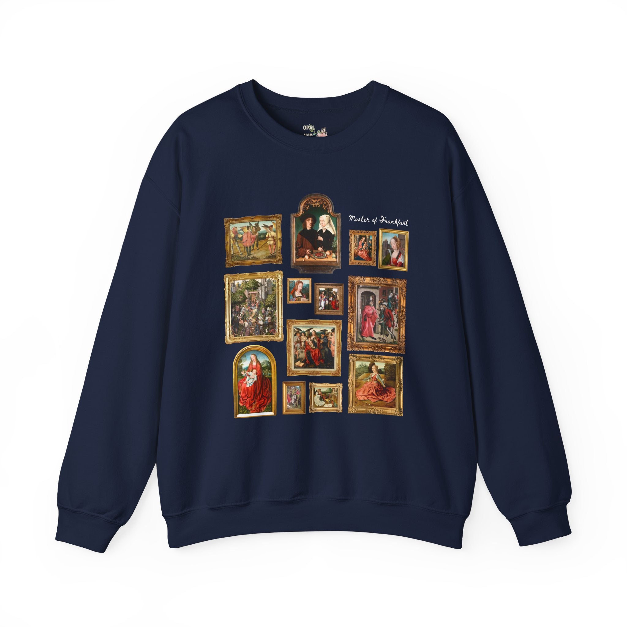 Master of Frankfurt Flemish Renaissance Art History Sweatshirt: Famous Paintings, 15th Century Art Historian Crewneck, Humanities Major or Professor