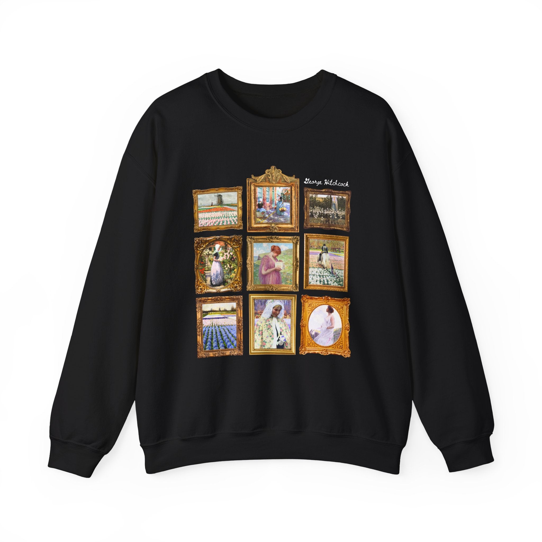 George Hitchcock Art History Sweatshirt, American Art History Shirt for Humanites Major, Netherlands Art History, Famous Paintings of Tulips