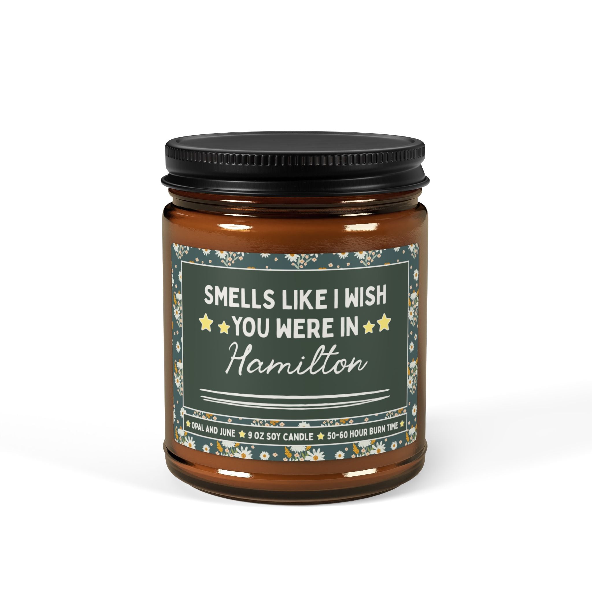 Smells Like I Wish You Were in Hamilton: 9 Oz Candle for Friend or Family Member Moving from Hamilton, Long Distance Relationship Gift