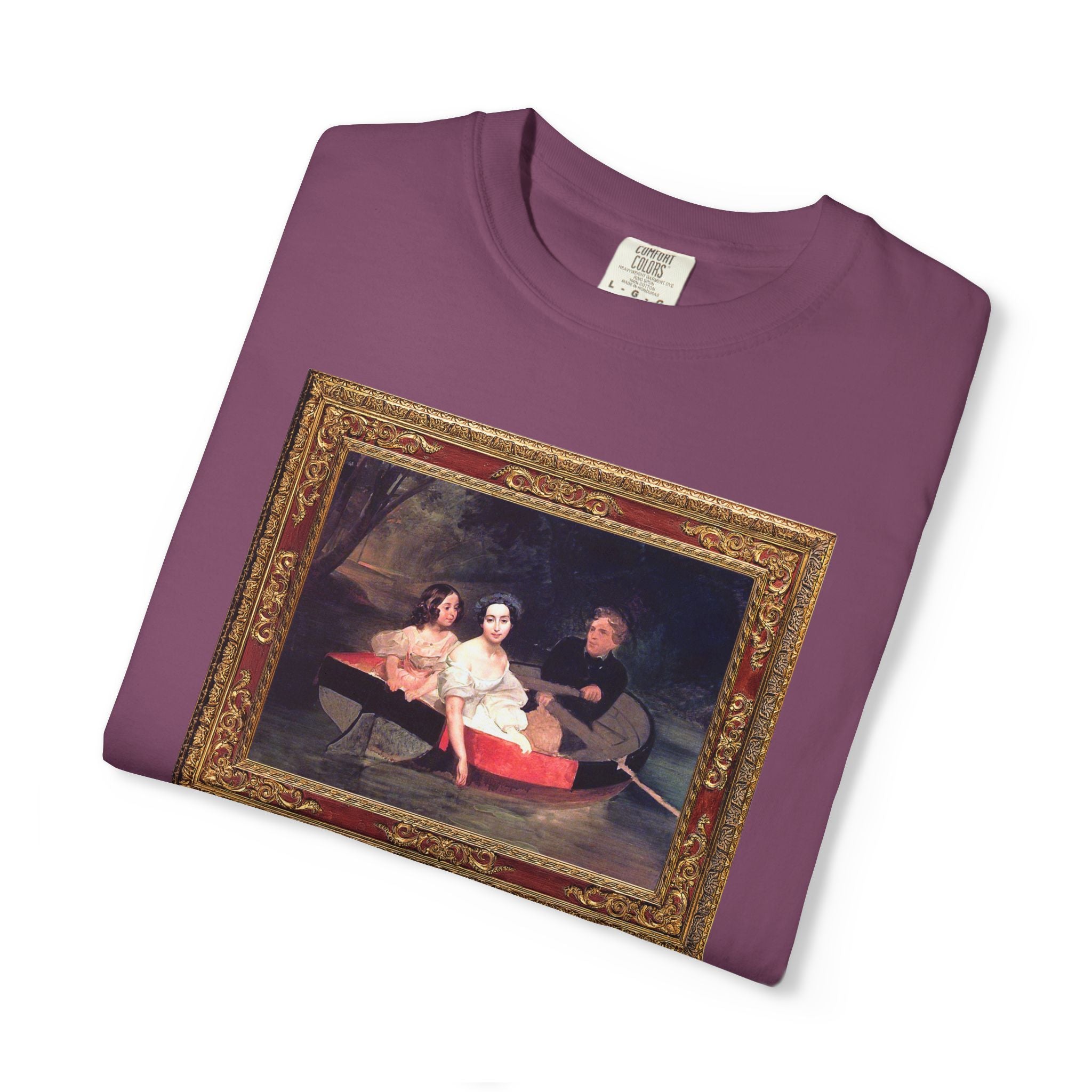 Probably Thinking About History Tee Shirt with Famous Painting: Cute Art History Buff or History Professor T-Shirt for History Lover