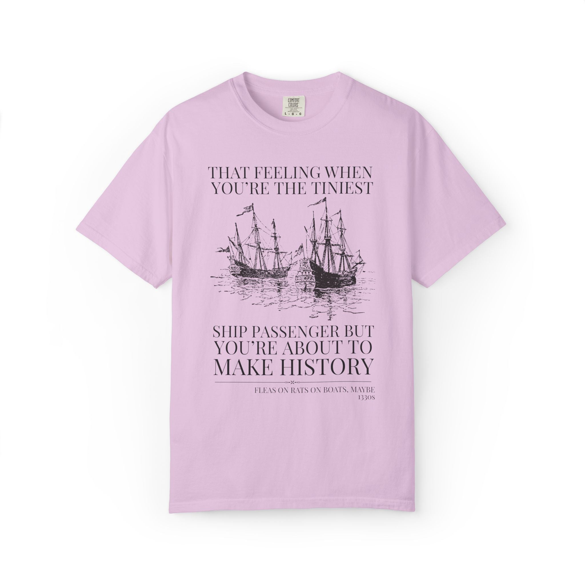 The Black Death Bubonic Plague History Buff Tee Shirt: 14th Century History, European Medieval Middle Ages T-Shirt with Vintage Aesthetic