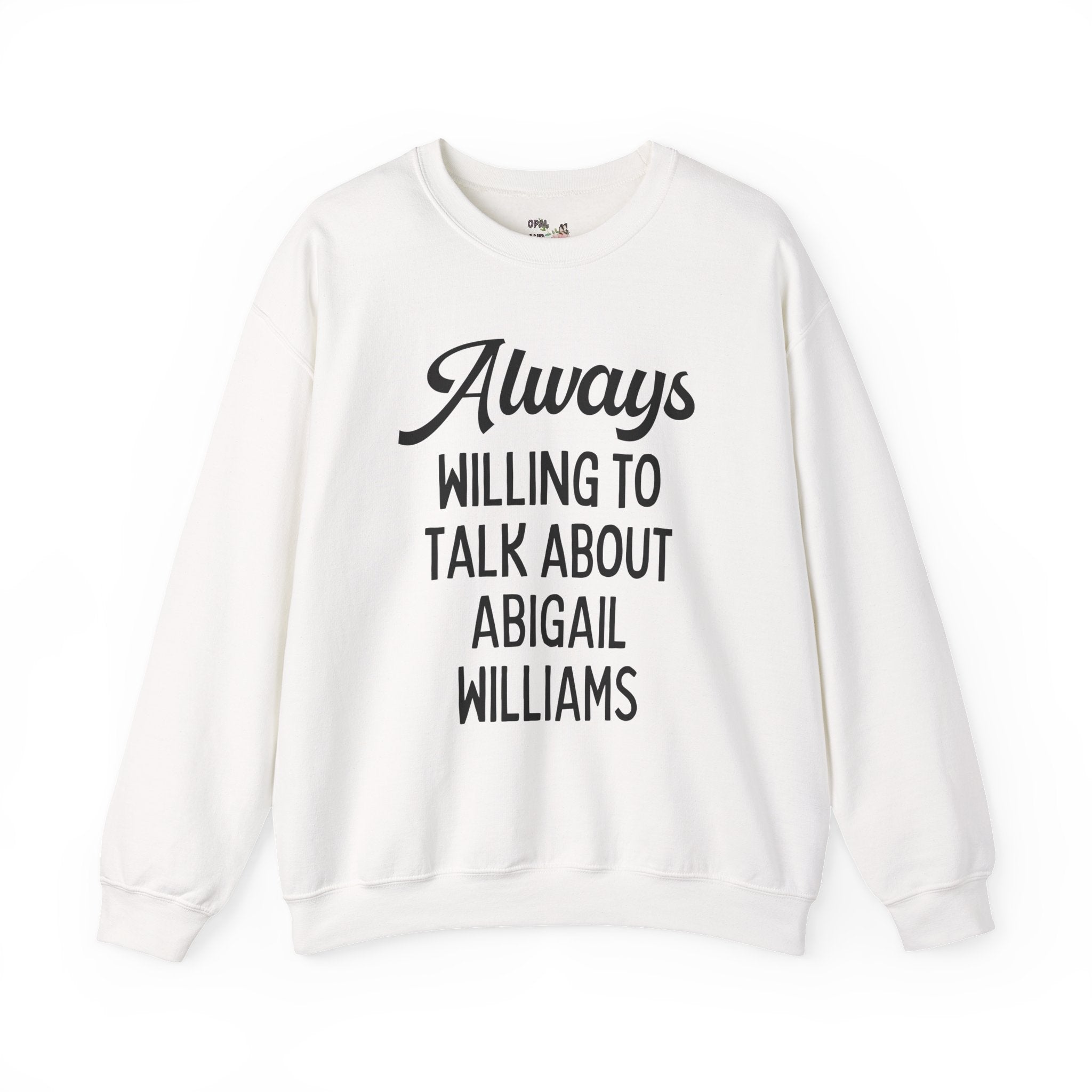 Abigail Williams Salem Witch Trials New England History Buff Sweatshirt, Puritan Early US History, Witchy History Crewneck for Historian Feminist