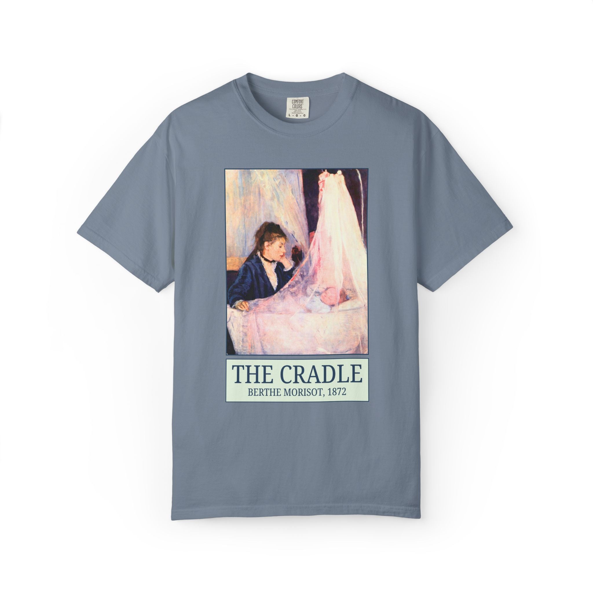The Cradle by Berthe Morisot Art History Buff Tee Shirt: Famous Painting, Museum Lover Art Historian Gift for New Mom, Gift from Daughter