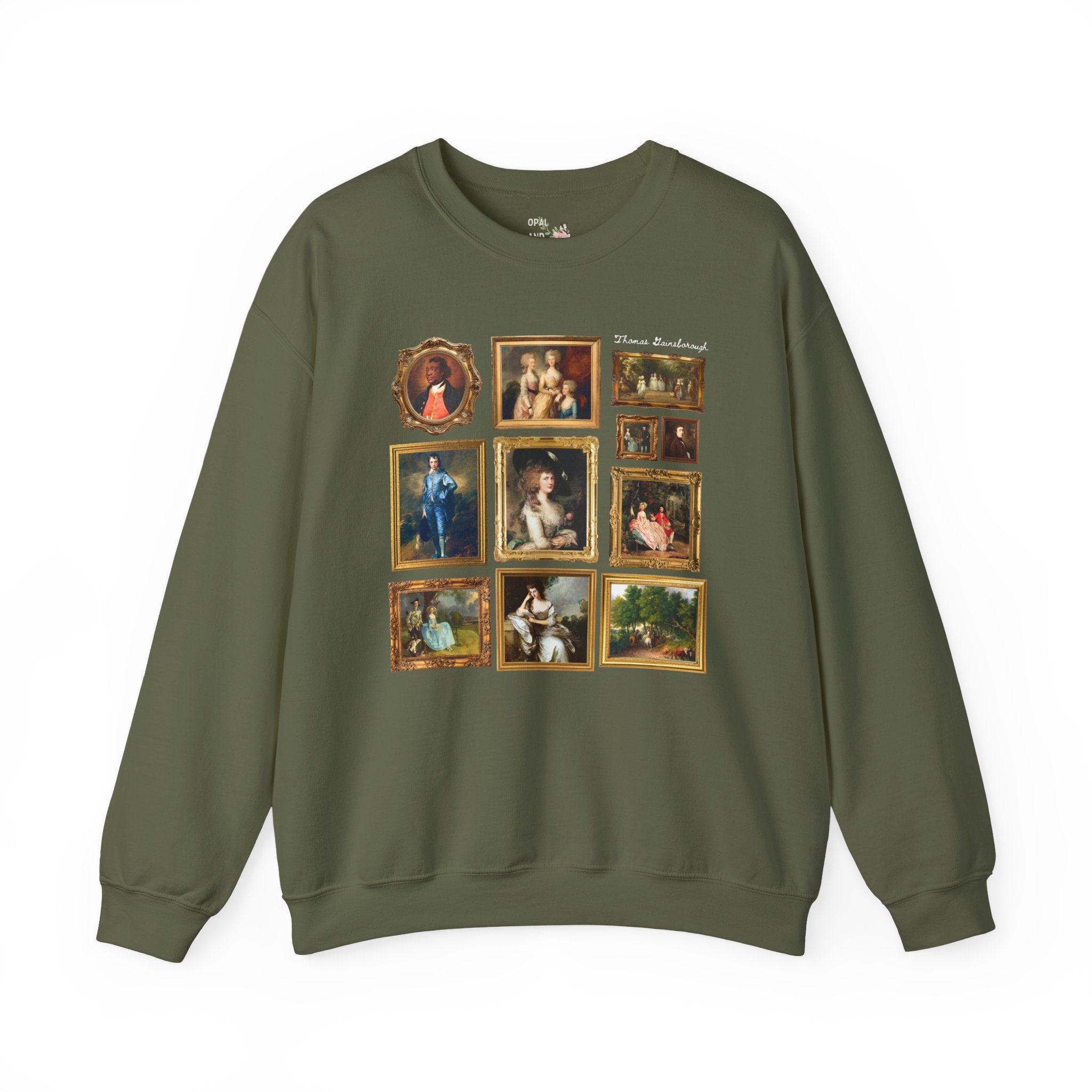 Thomas Gainsborough Art History Sweatshirt: Famous Paintings, Rococo Art Historian Gift, French Art History, 18th Century Artwork, Museum Lover