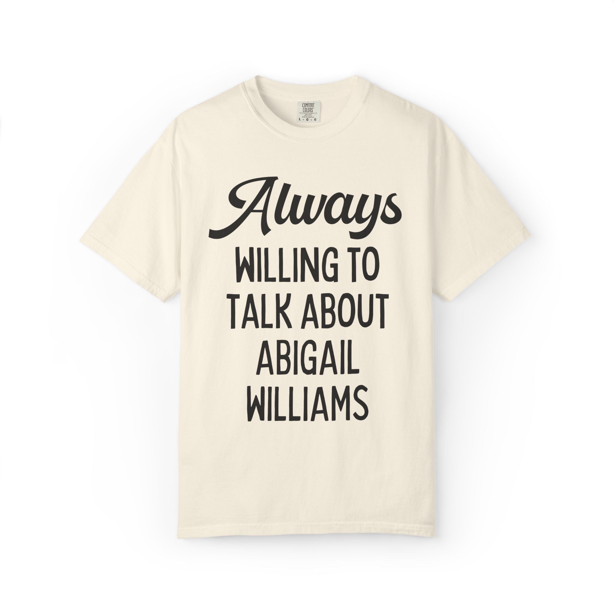 Abigail Williams Salem Witch Trials New England History Buff Tee Shirt, Puritan Early US History, Witchy History Tee for Historian Feminist