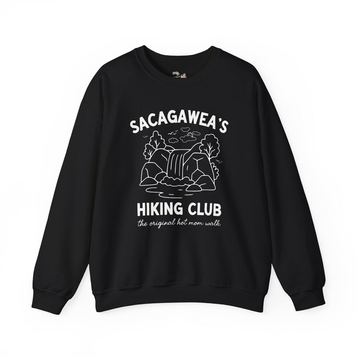 Sacagawea's Hiking Club: The Original Hot Mom Walk, Funny American History Hiking Lover Sweatshirt for Mom or New Mama Who Loves Hiking