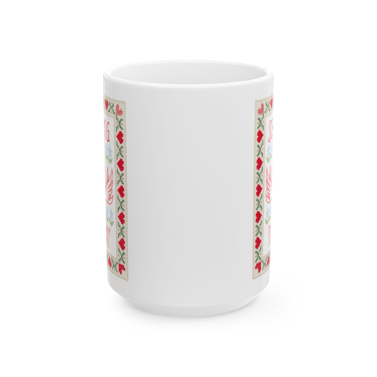 Sewing: The Best Way to Unravel | Cute Sewing Lover or Quilter Coffee Mug for Mom Who Loves Sewing and Crafting