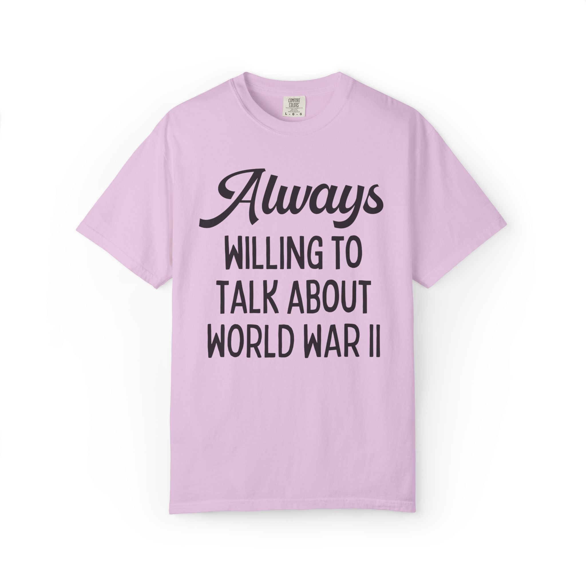 World War II History Buff Tee Shirt: World History, European History, Military History Gift, Dad Who Loves History, Social Studies Teacher