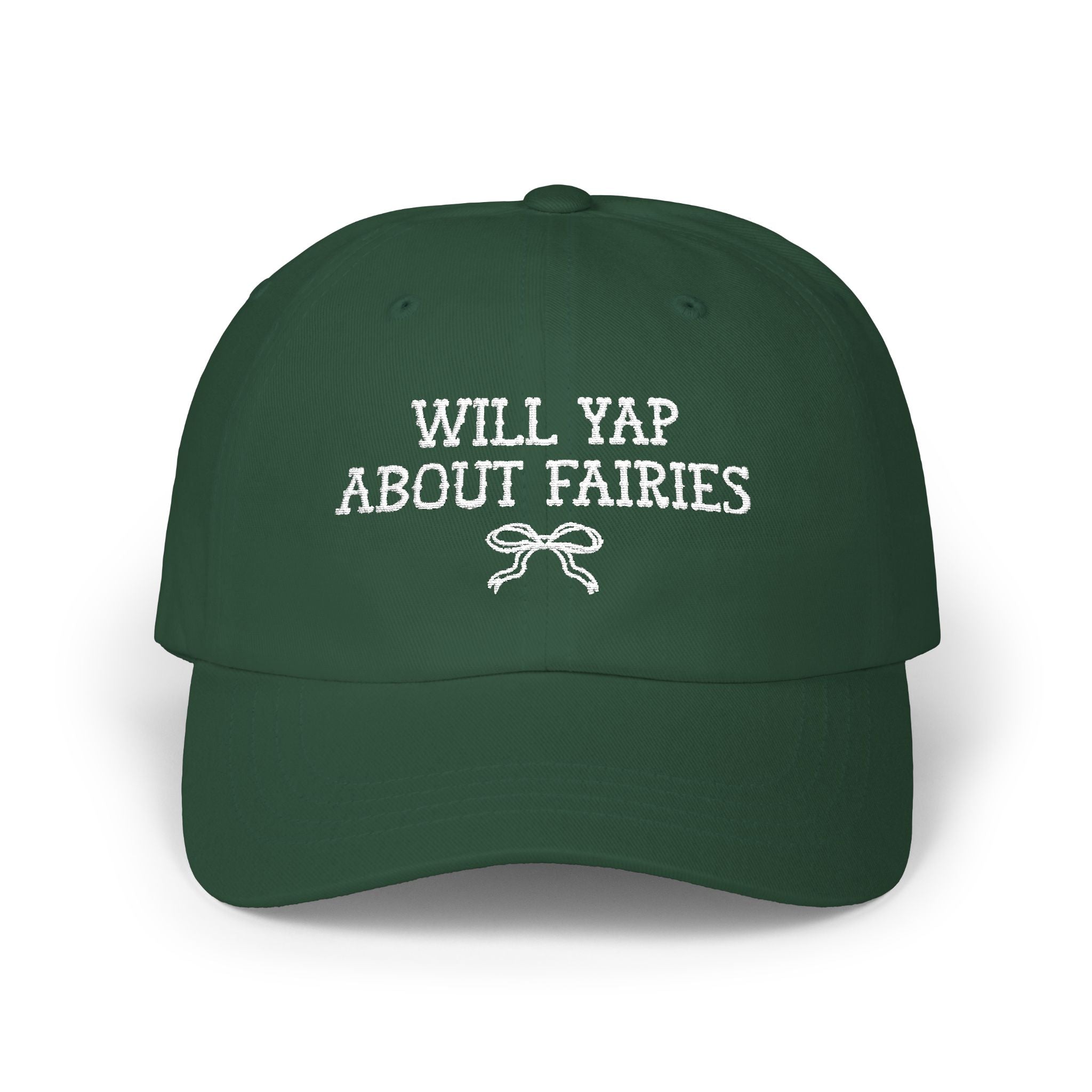 Will Yap About Fairies: Funny Romantasy Reader Bookish Gift for Book Lover, Matching Fantasy Romance Book Club Hats