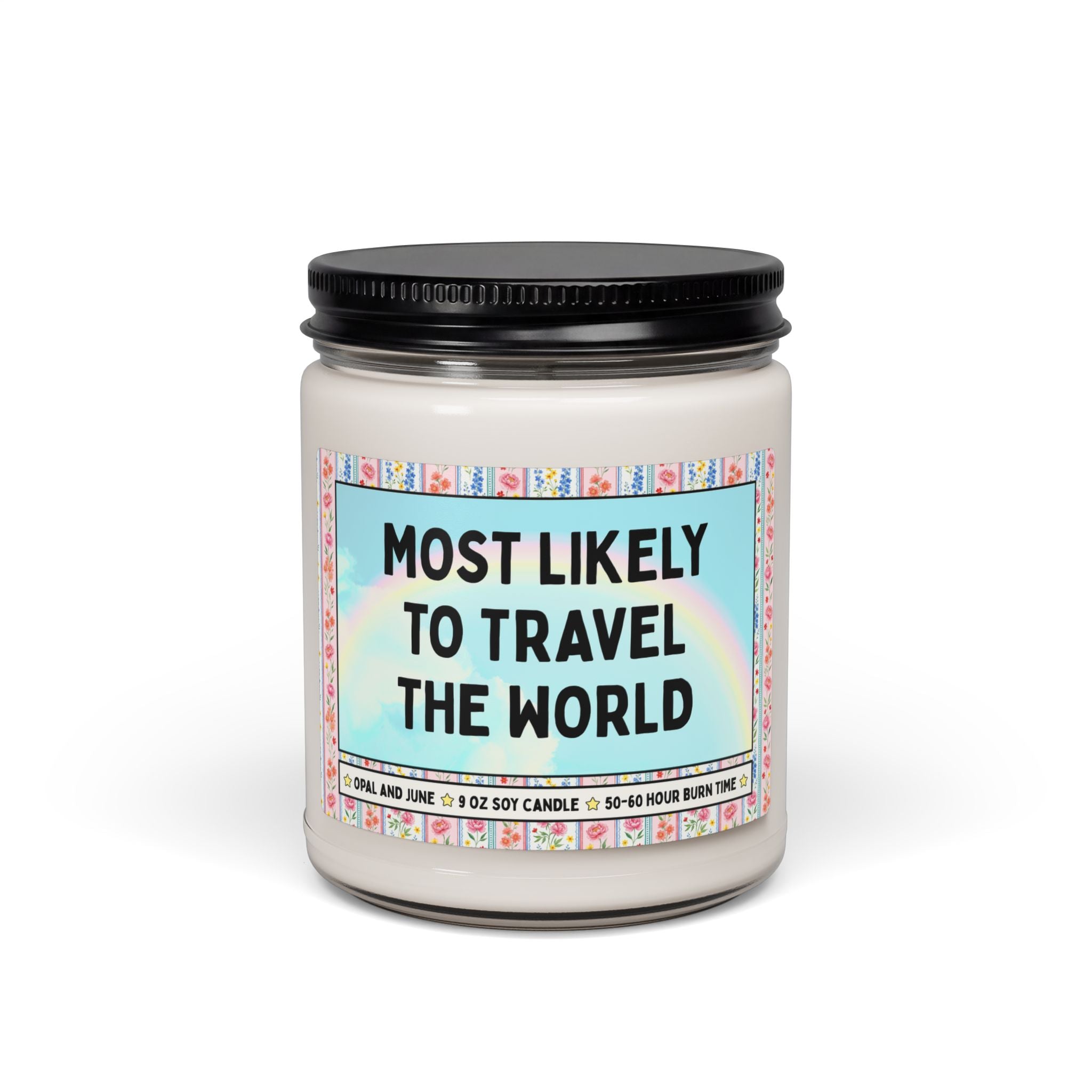 Cute Traveling Friend Gift for Mom or Sister Who's Always Traveling: Most Likely to Travel the World | Funny and Sweet Gift for Traveler