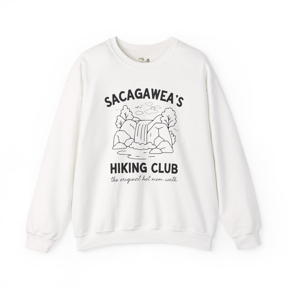 Sacagawea's Hiking Club: The Original Hot Mom Walk, Funny American History Hiking Lover Sweatshirt for Mom or New Mama Who Loves Hiking