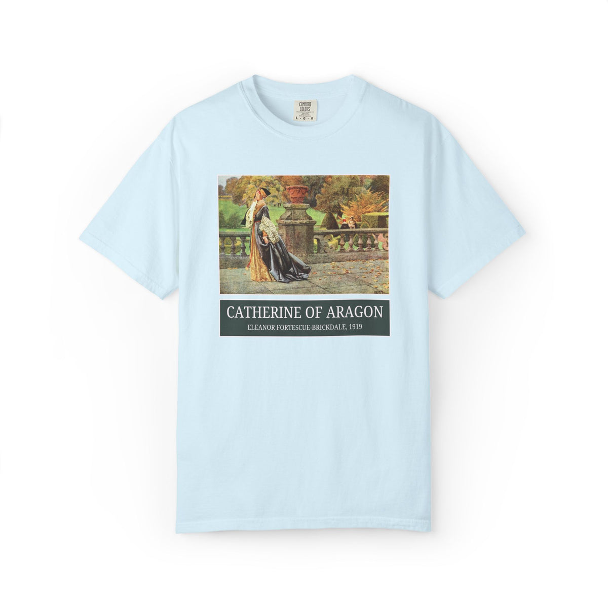 Catherine of Aragon Tudor History Art History Buff Tee Shirt, Famous Painting by Eleanor Fortescue-Brickdale, European Royal History Tee