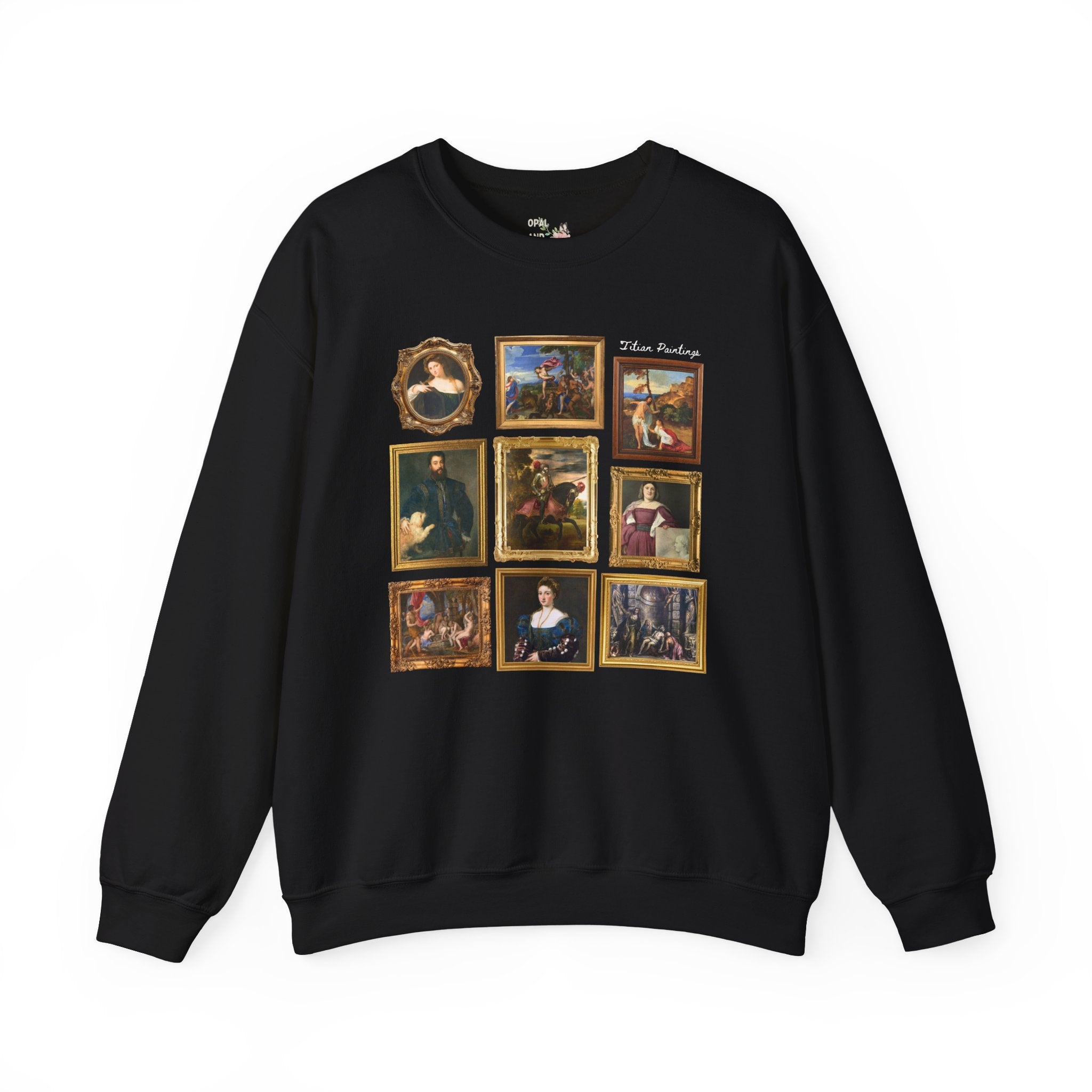 Titian Art History Sweatshirt: Famous Paintings, 16th Century Art Historian Crewneck for Museum Lover or Friend Who Loves Art, 1500s European Art