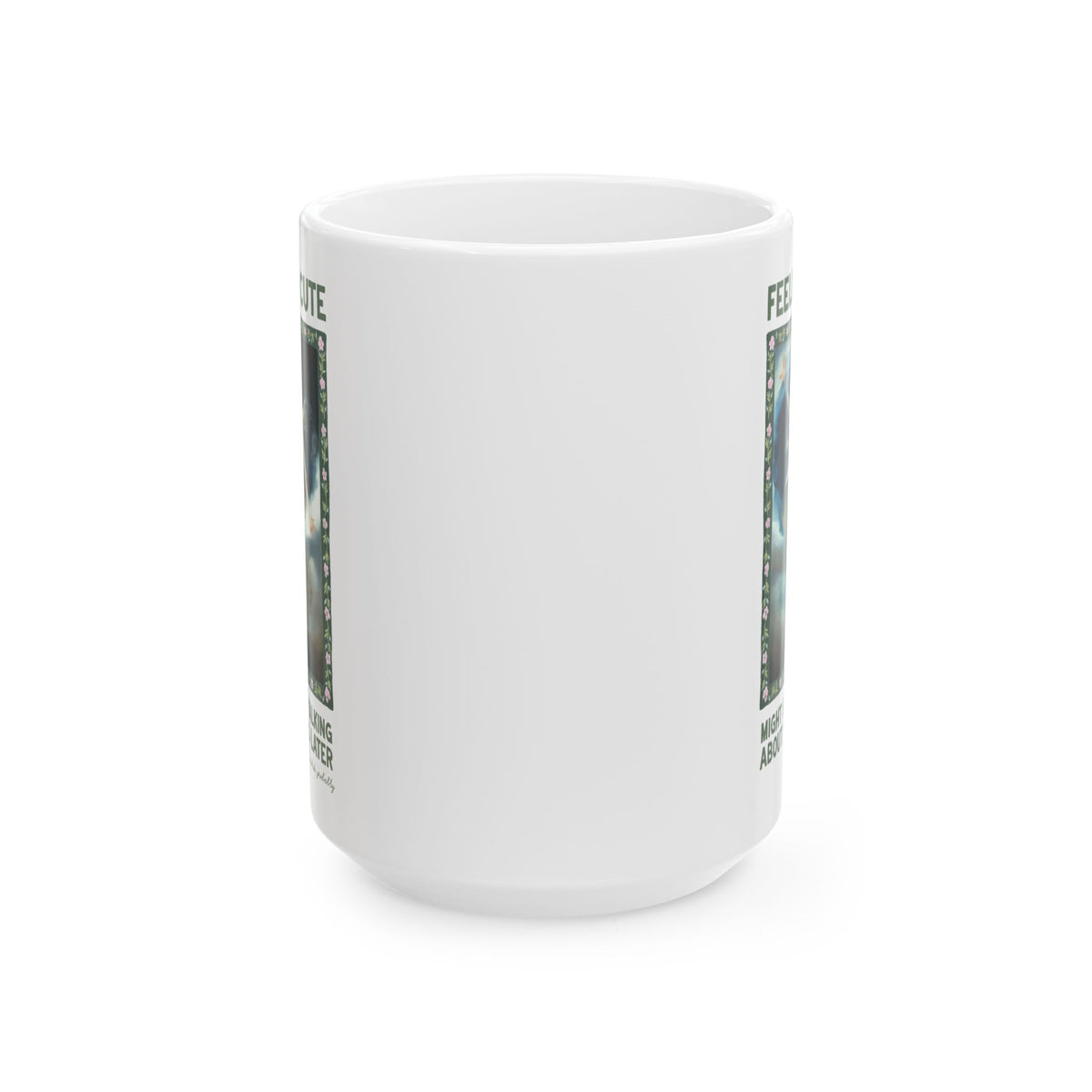 Georgiana Cavendish Geology Lover Coffee Mug: Might Start Talking About Rocks Later Funny History Buff Mug for Art Historian Who Lives Mineralogy