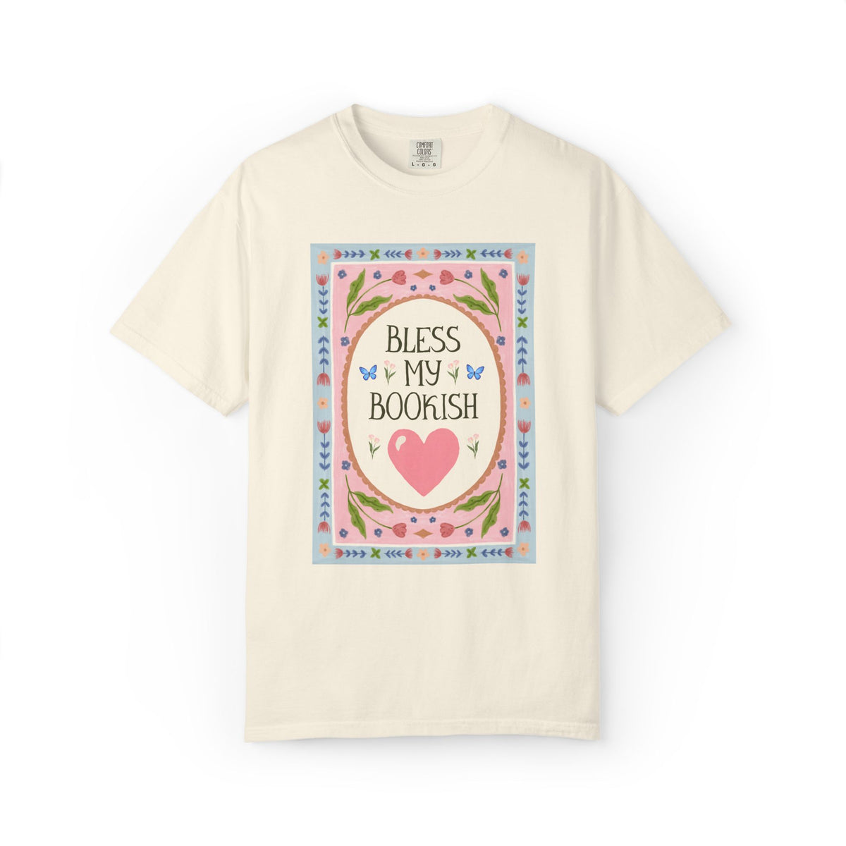 Bless My Bookish Heart Book Lover T-Shirt for Romance Reader or Classic Literature Bookworm, Cute School Librarian or Fantasy Reader Gift