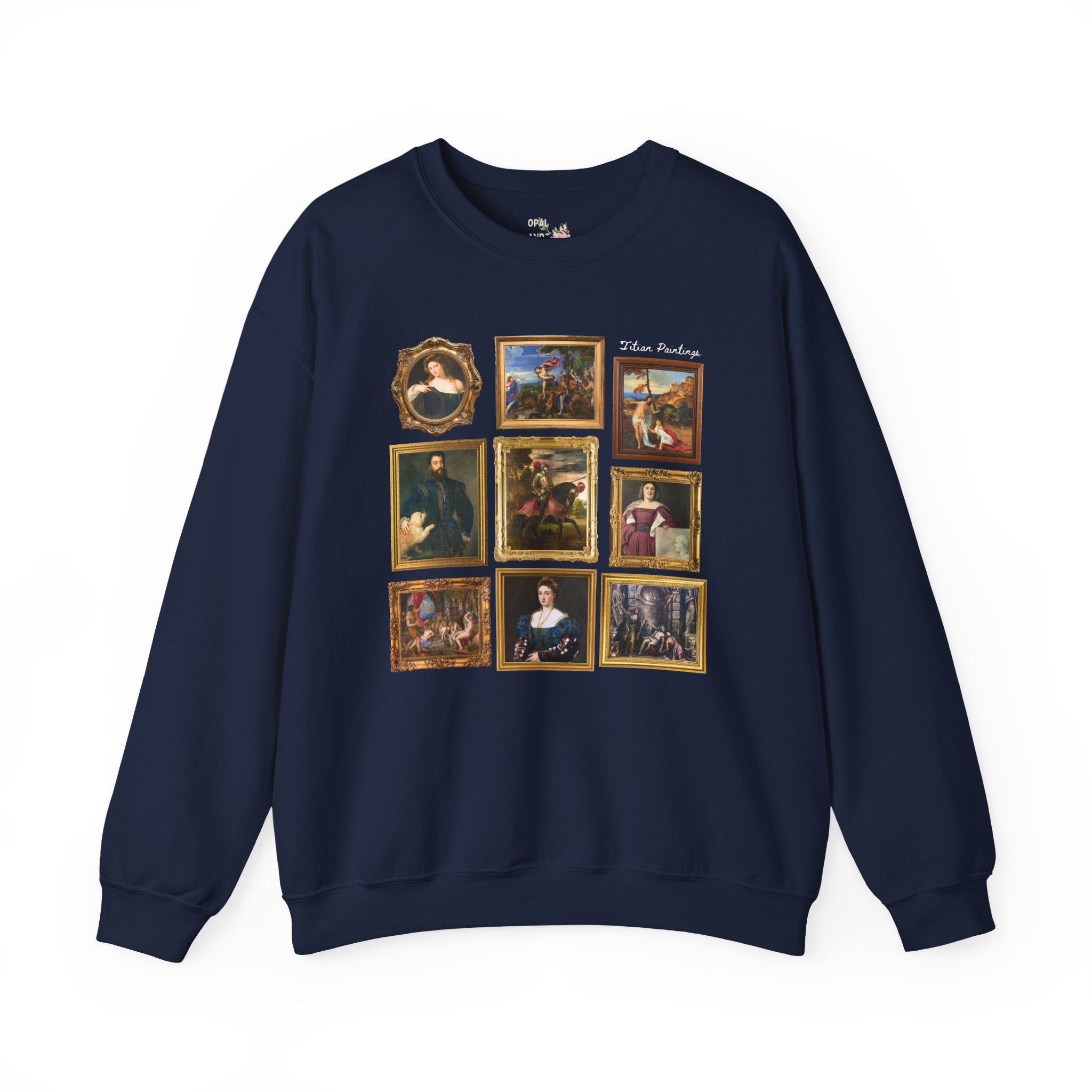 Titian Art History Sweatshirt: Famous Paintings, 16th Century Art Historian Crewneck for Museum Lover or Friend Who Loves Art, 1500s European Art