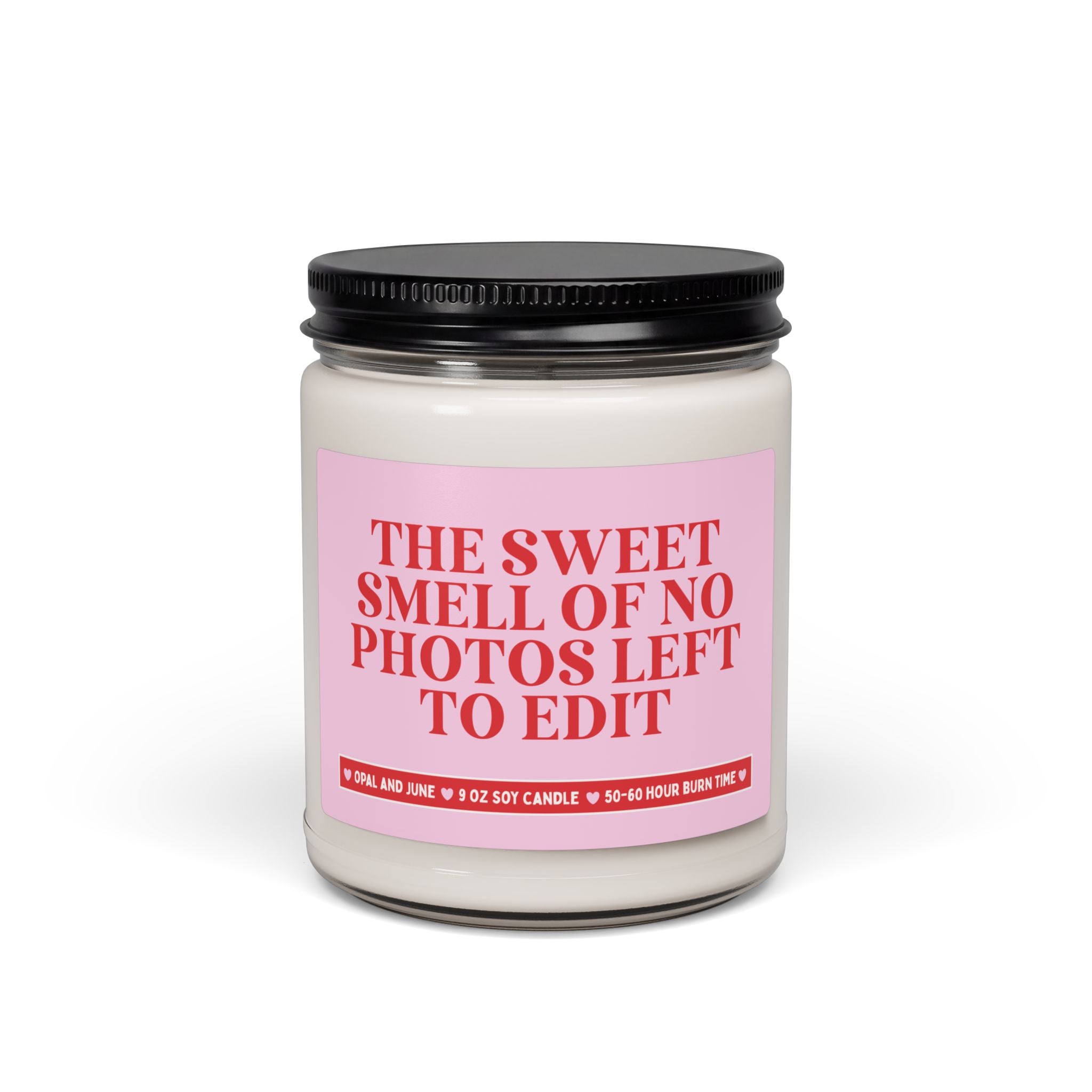 Wedding Photographer Gift, 9 Oz Soy Candle for Photography Major or Senior Photographer, Cute New Business Owner Photographer Candle