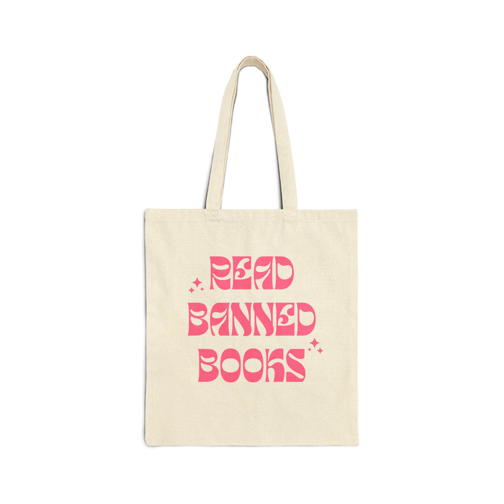 Bookish Groovy Tote Bag for Her: Read Banned Books