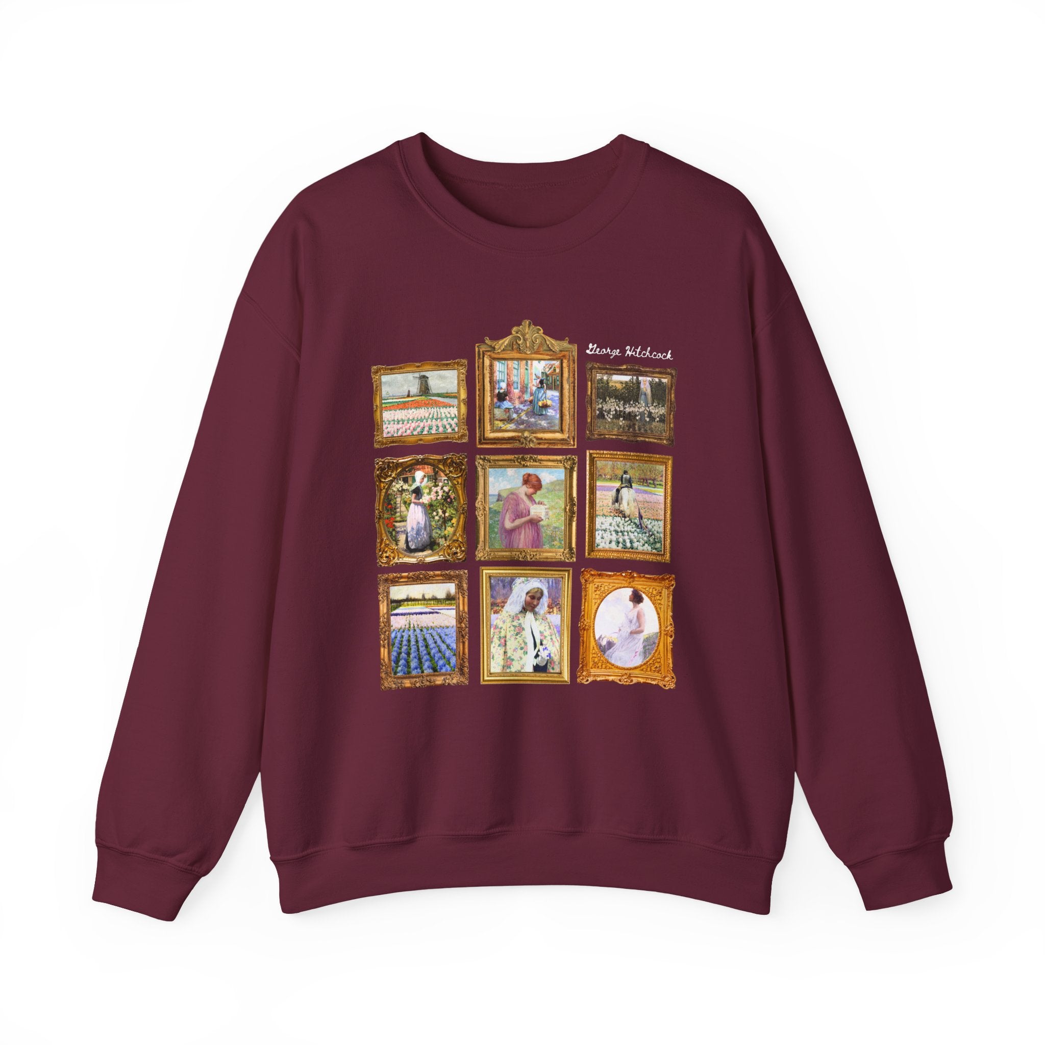 George Hitchcock Art History Sweatshirt, American Art History Shirt for Humanites Major, Netherlands Art History, Famous Paintings of Tulips