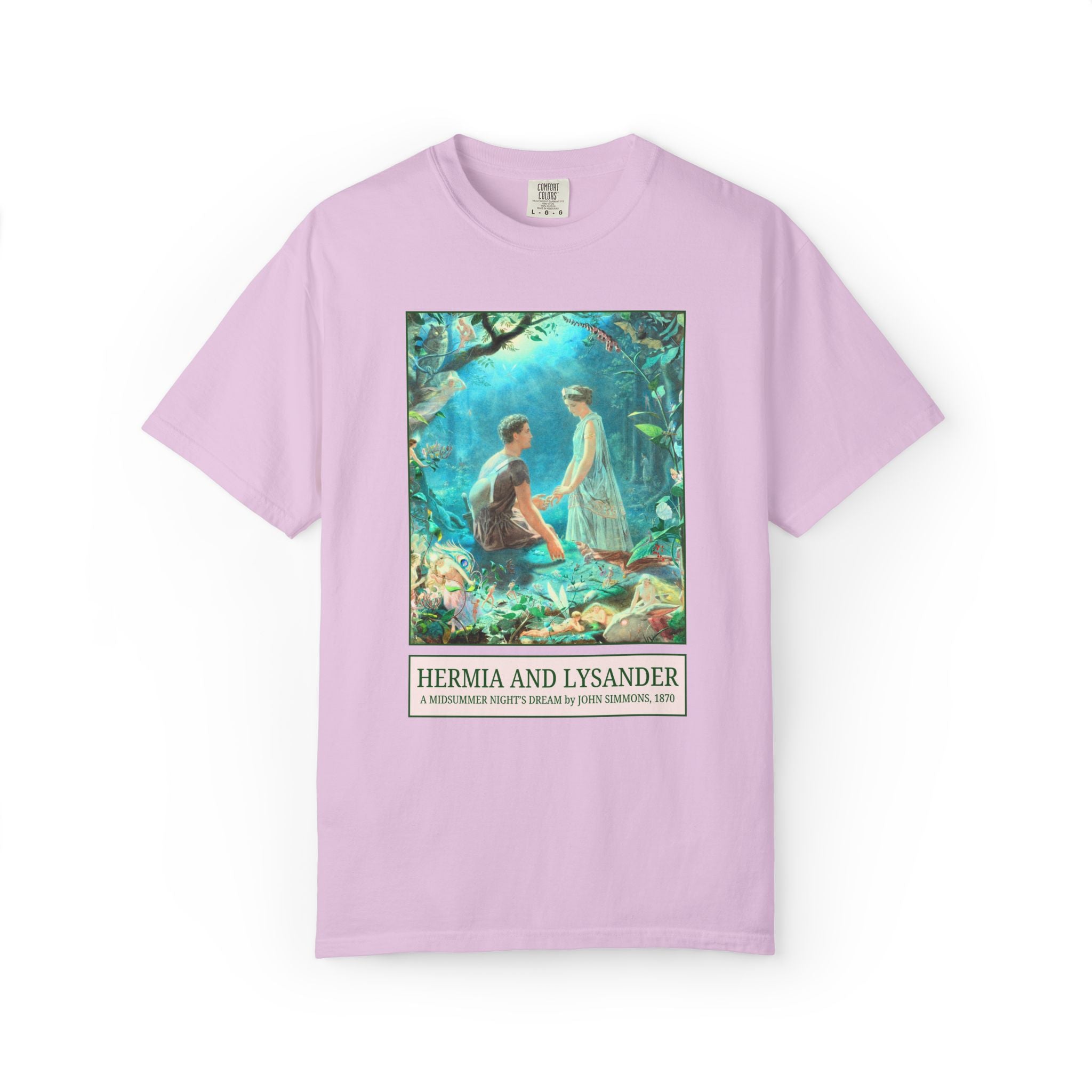 William Shakespeare Midsummer Night's Dream Art History Tee Shirt, Painting by John Simmons, High School or College English Teacher T-Shirt