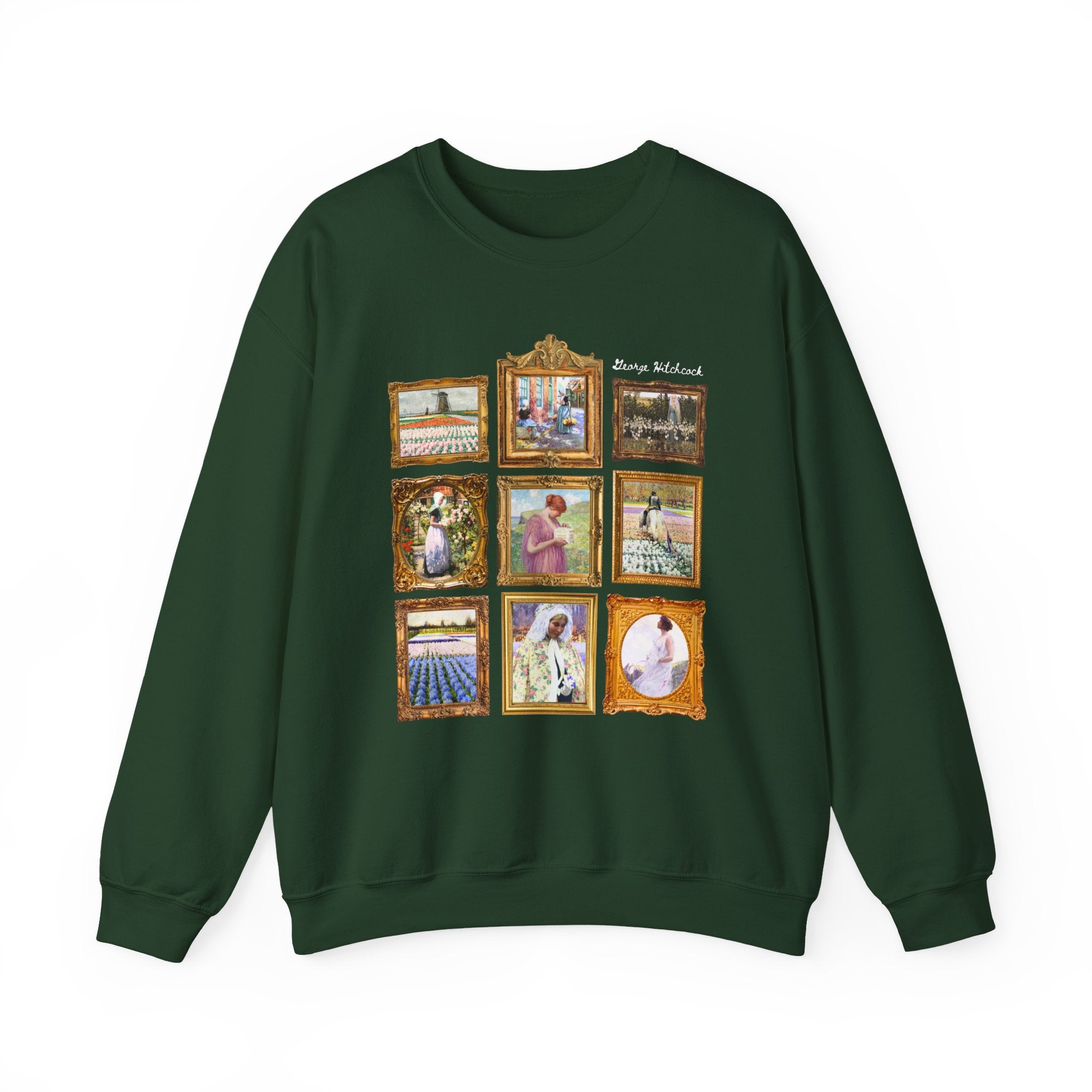 George Hitchcock Art History Sweatshirt, American Art History Shirt for Humanites Major, Netherlands Art History, Famous Paintings of Tulips