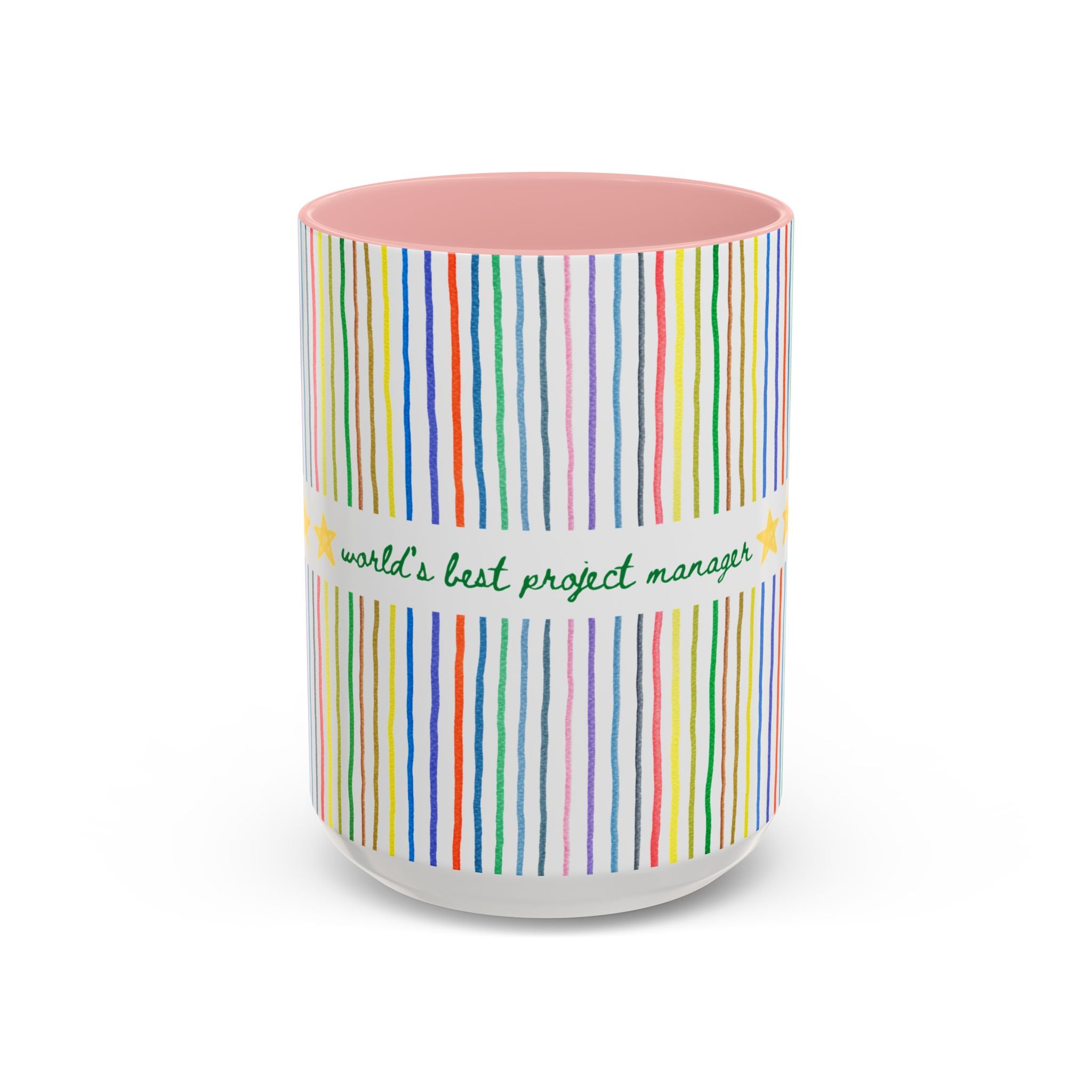 World's Best Project Manager Coffee Mug: 15 Oz Coffee Mug for Co-Worker or Boss, Cute Thank You or Appreciation Gift for Team Project Manager
