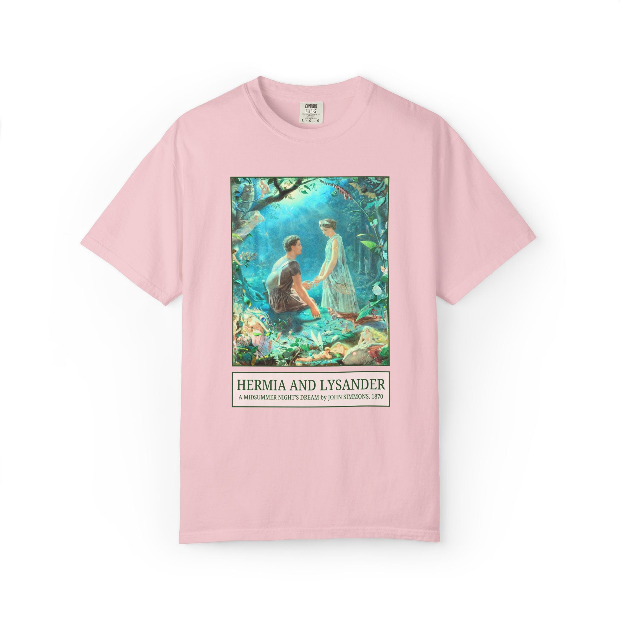 William Shakespeare Midsummer Night's Dream Art History Tee Shirt, Painting by John Simmons, High School or College English Teacher T-Shirt