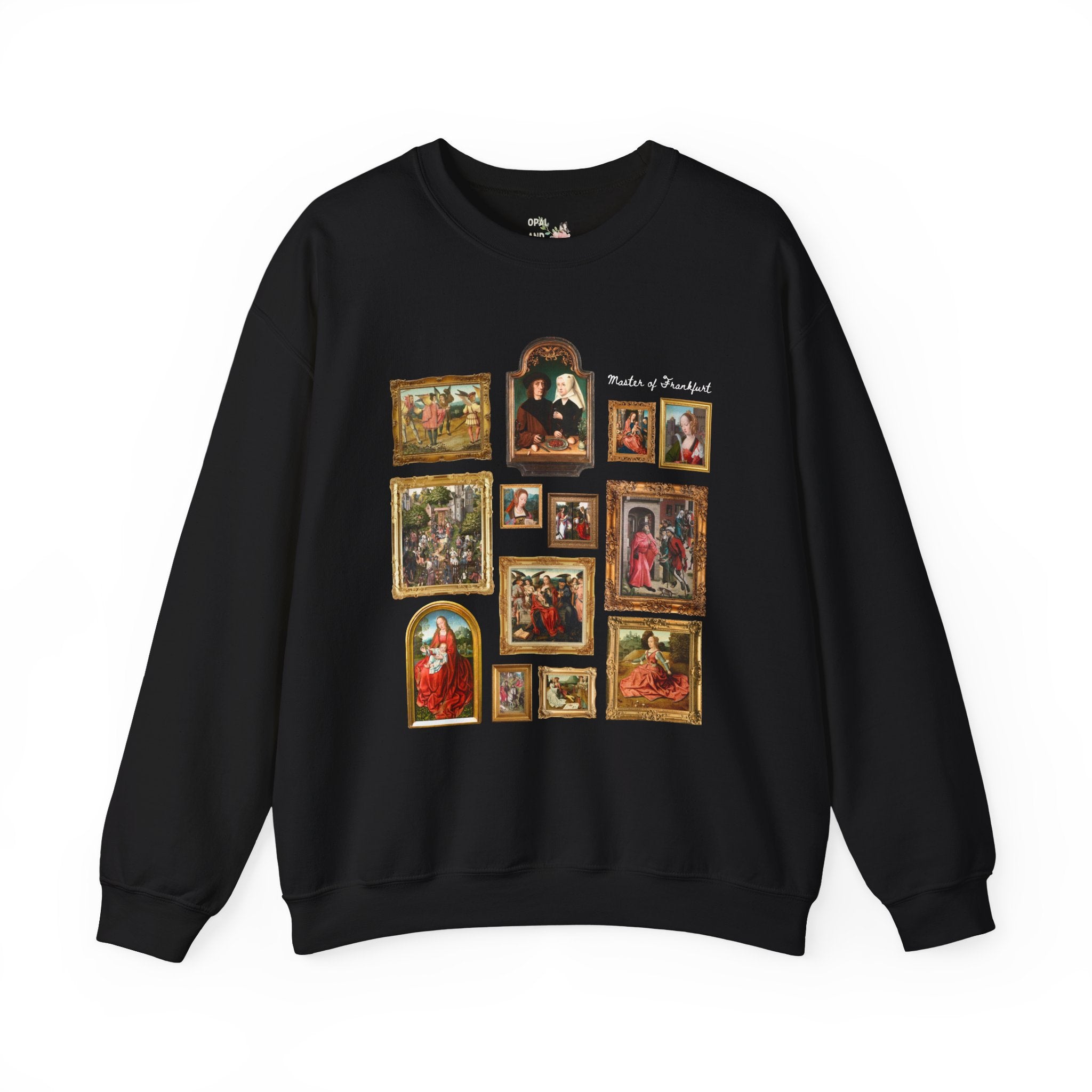 Master of Frankfurt Flemish Renaissance Art History Sweatshirt: Famous Paintings, 15th Century Art Historian Crewneck, Humanities Major or Professor