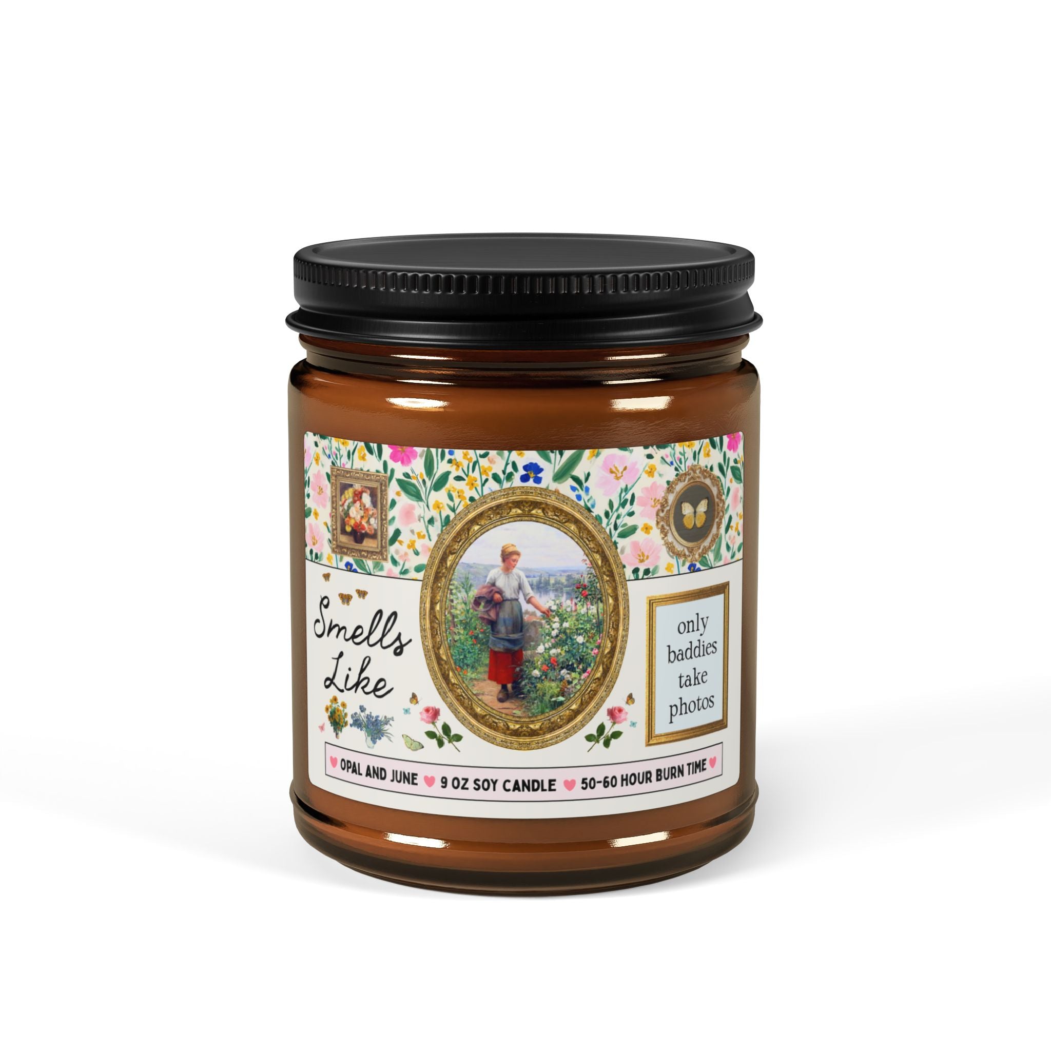 Smells Like Only Baddies Take Photos: 9 Oz Soy Candle for Wedding Photographer or Family Photographer, Cute Photography Student Gift