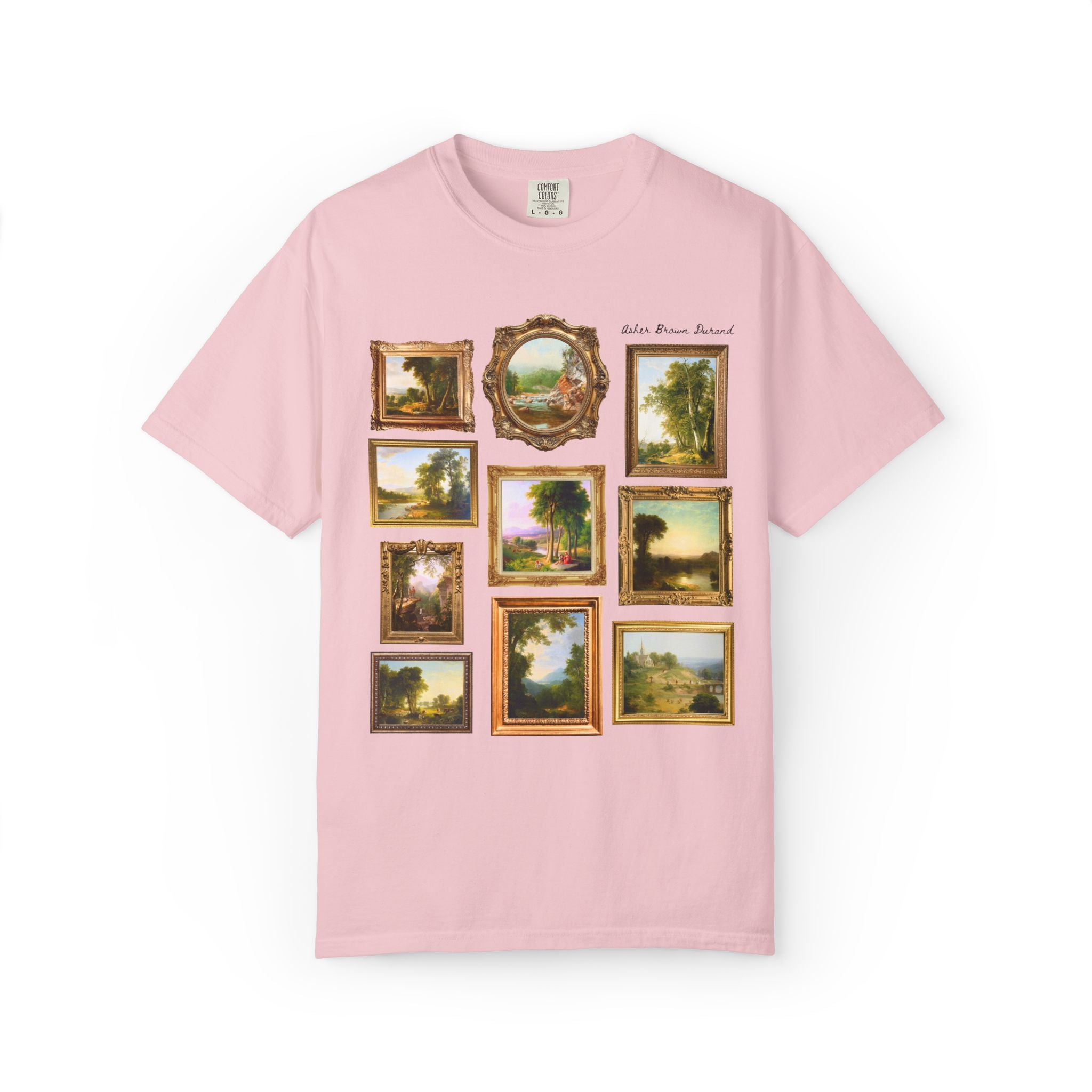 Asher Brown Durand Art History Lover Tee Shirt: Famous Paintings, History of Hudson River School Art Movement, Famous American Landscapes
