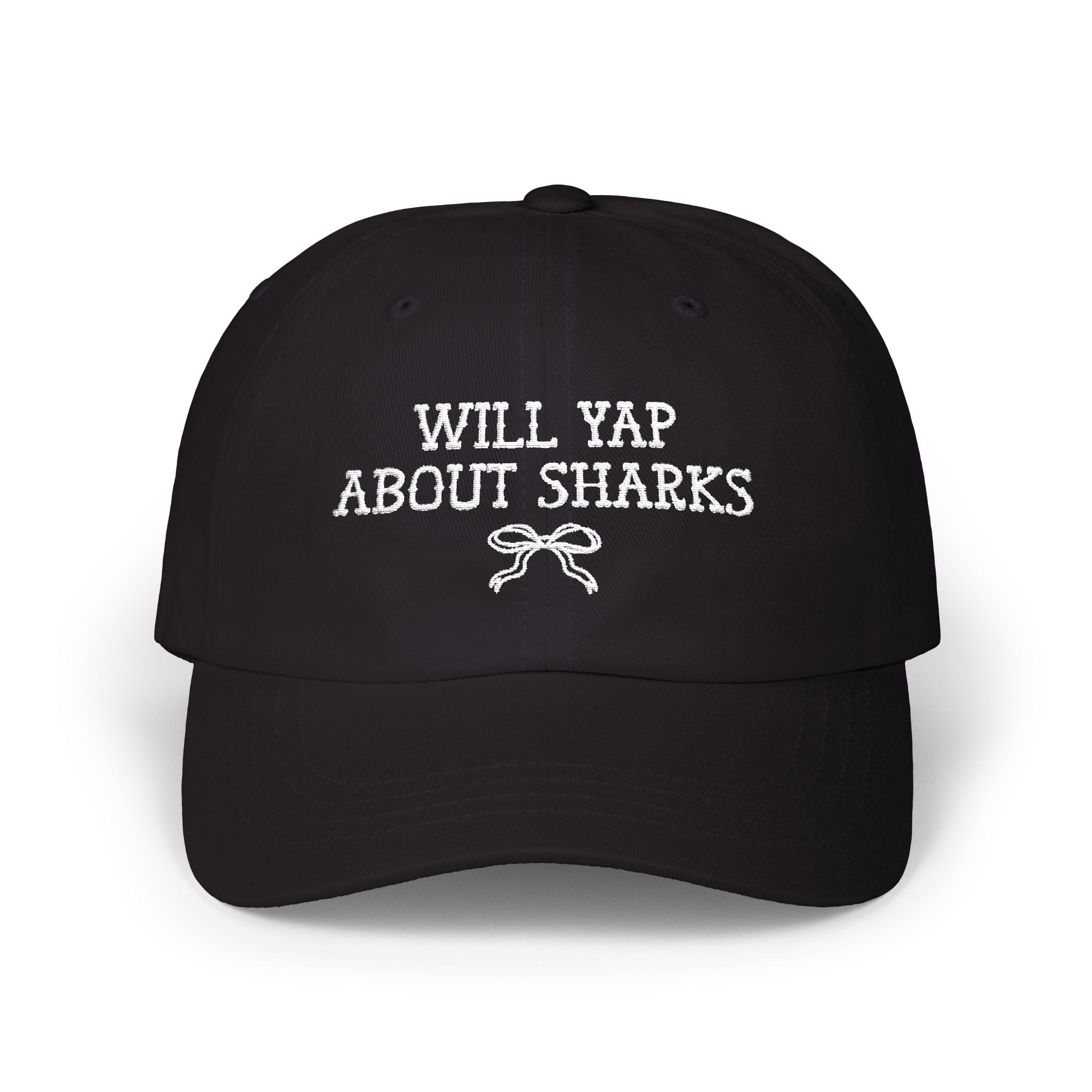 Will Yap About Sharks Hat for Friend Who Loves the Ocean and Sharks, Silly Shark Lover Animal Lover Hat for Beach Trip