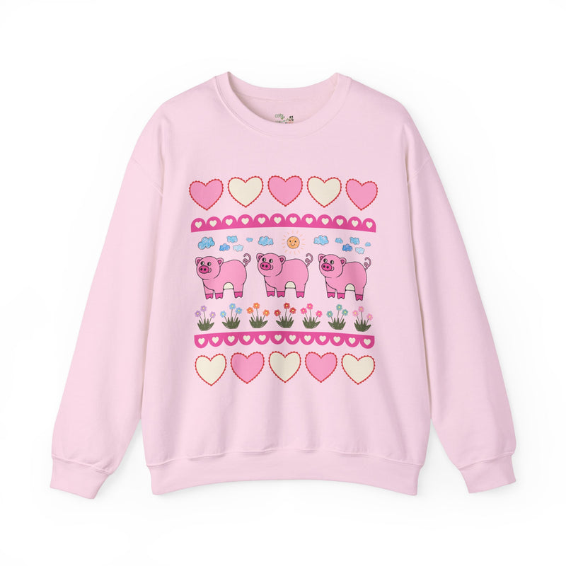 Adorable Doodle Pig Sweatshirt