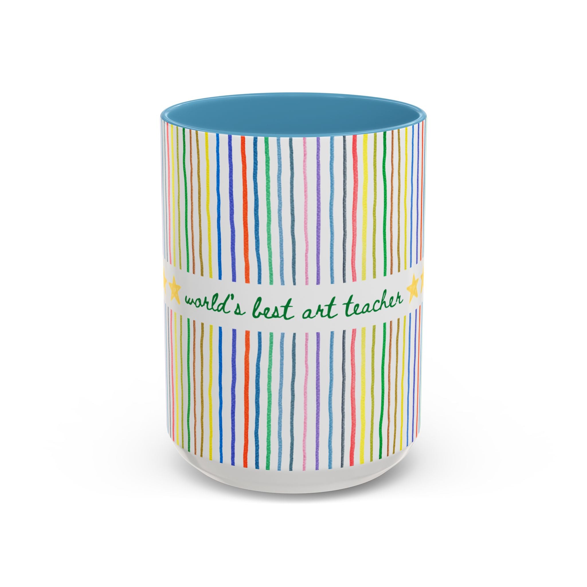 World's Best Art Teacher: 15 Oz Coffee Mug for Elementary School Middle School Junior High or High School Art Teacher, Teacher Appreciation Gift