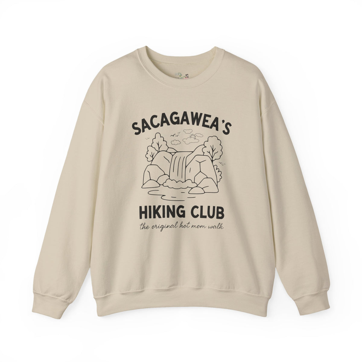 Sacagawea's Hiking Club: The Original Hot Mom Walk, Funny American History Hiking Lover Sweatshirt for Mom or New Mama Who Loves Hiking