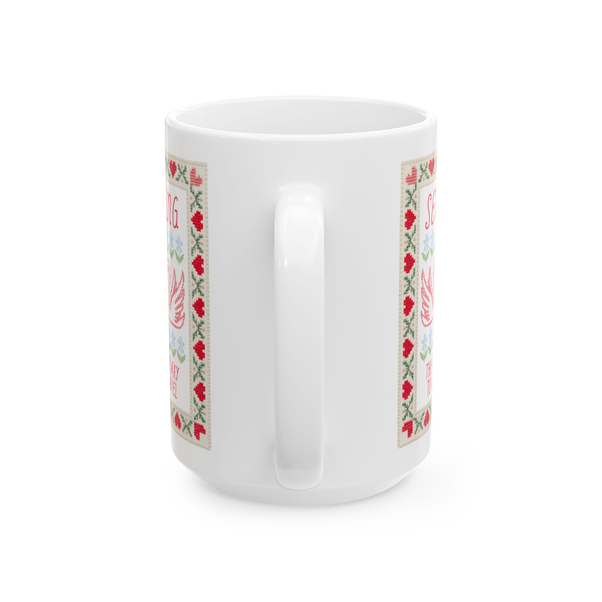 Sewing: The Best Way to Unravel | Cute Sewing Lover or Quilter Coffee Mug for Mom Who Loves Sewing and Crafting