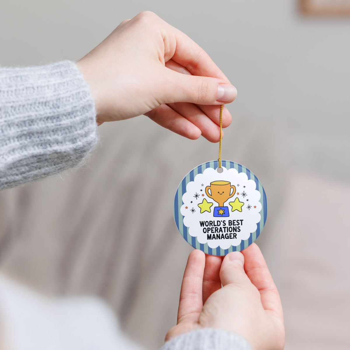 World's Best Operations Manager: Funny Co-Worker Gift for Operations Management Team, Gift for Employee or Operations Manager Boss